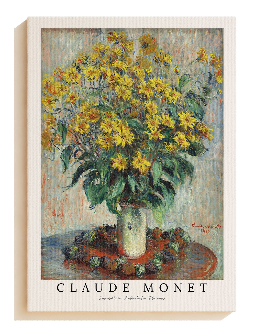 Jerusalem Artichoke Flowers - Canvas