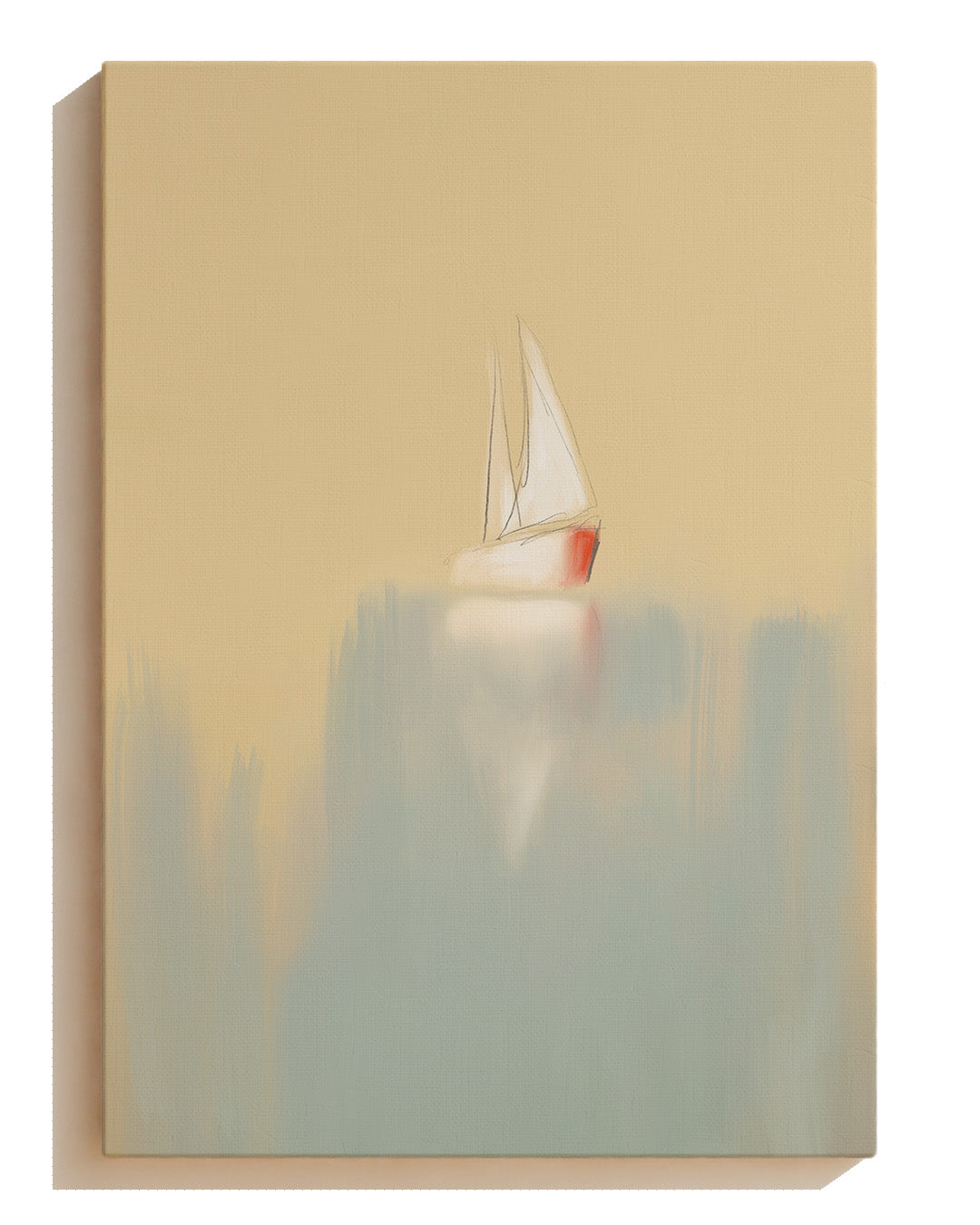 Rødbåt - Canvas
