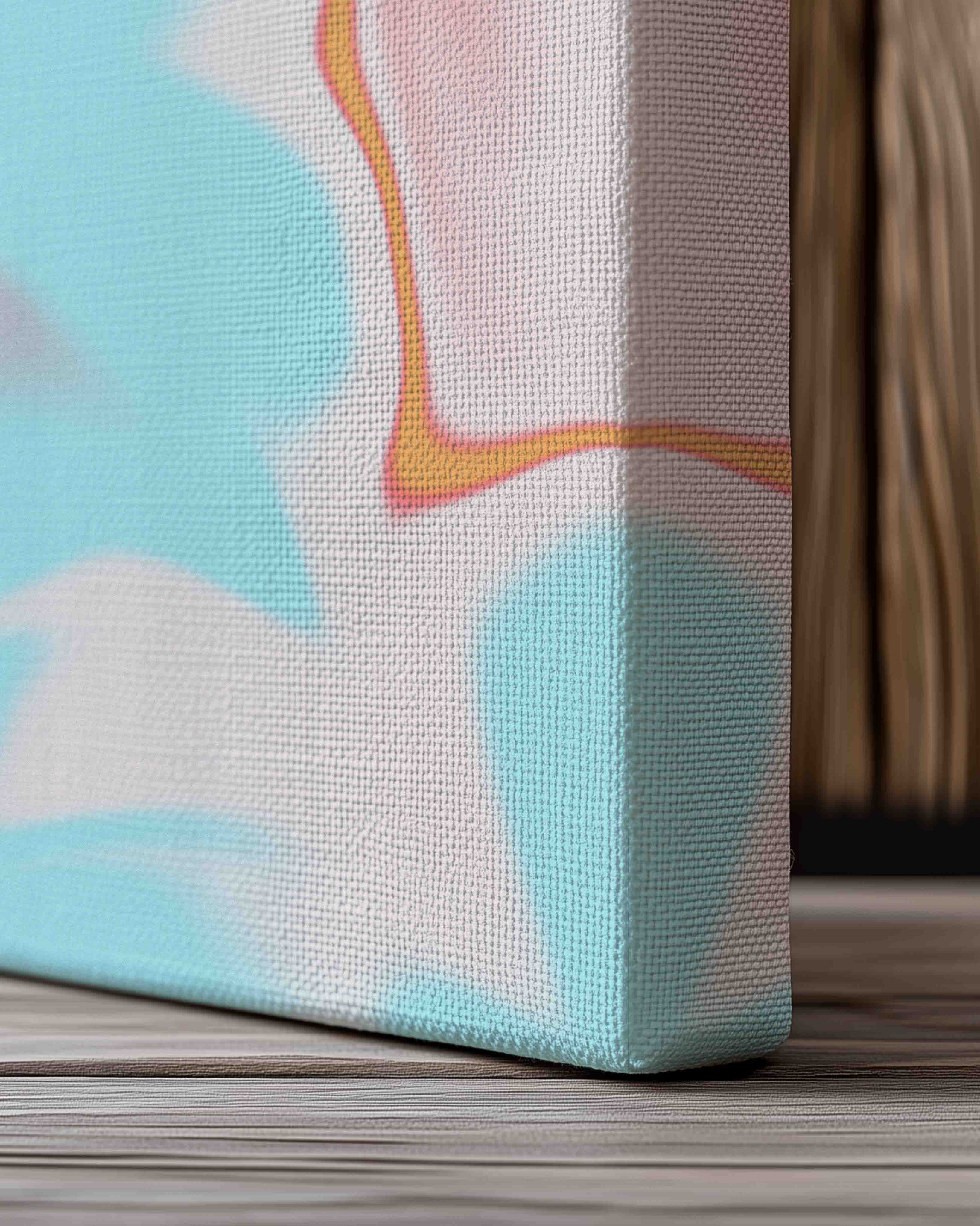 Laguna del volcan - Canvas