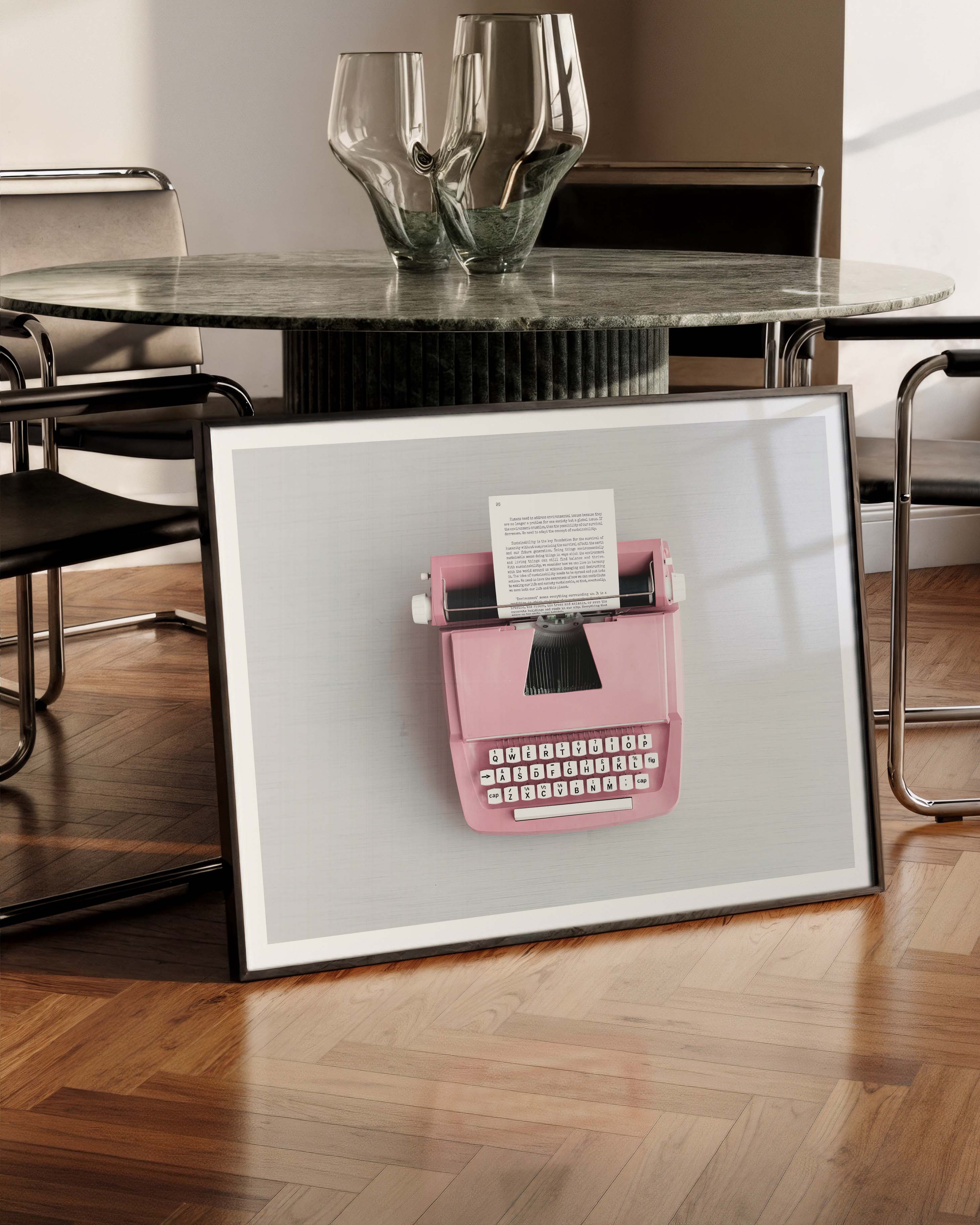 Typewriter Pink