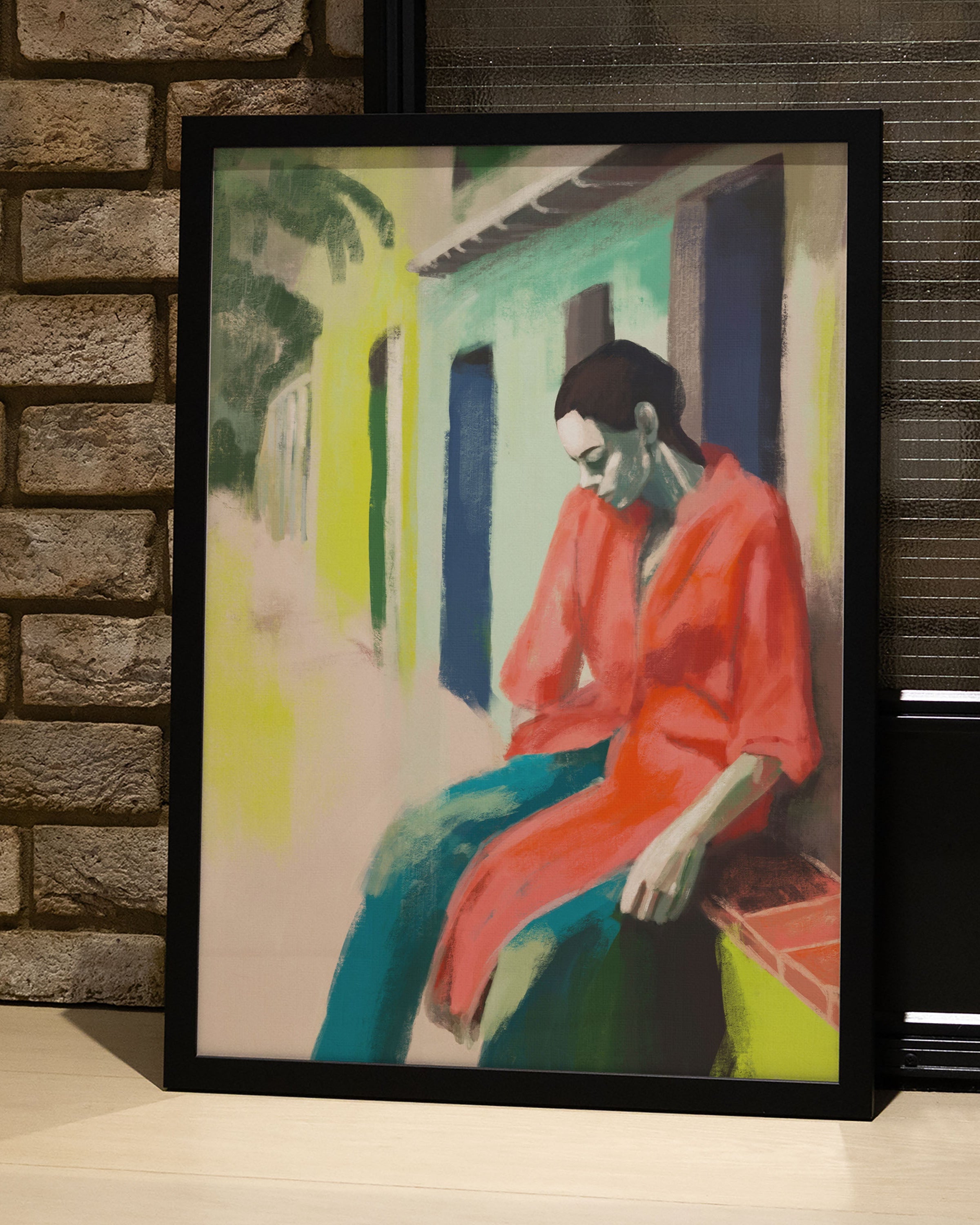 Afternoon without Plans Poster – Print Material Wandbild, moderne Kunst & Fine Art Print von Spawnd, handgefertigt & Made in Germany