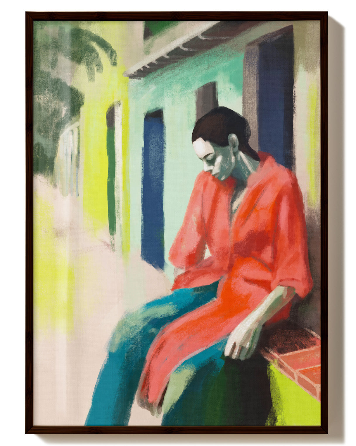 Afternoon without Plans Poster – Print Material Wandbild, moderne Kunst & Fine Art Print von Spawnd, handgefertigt & Made in Germany