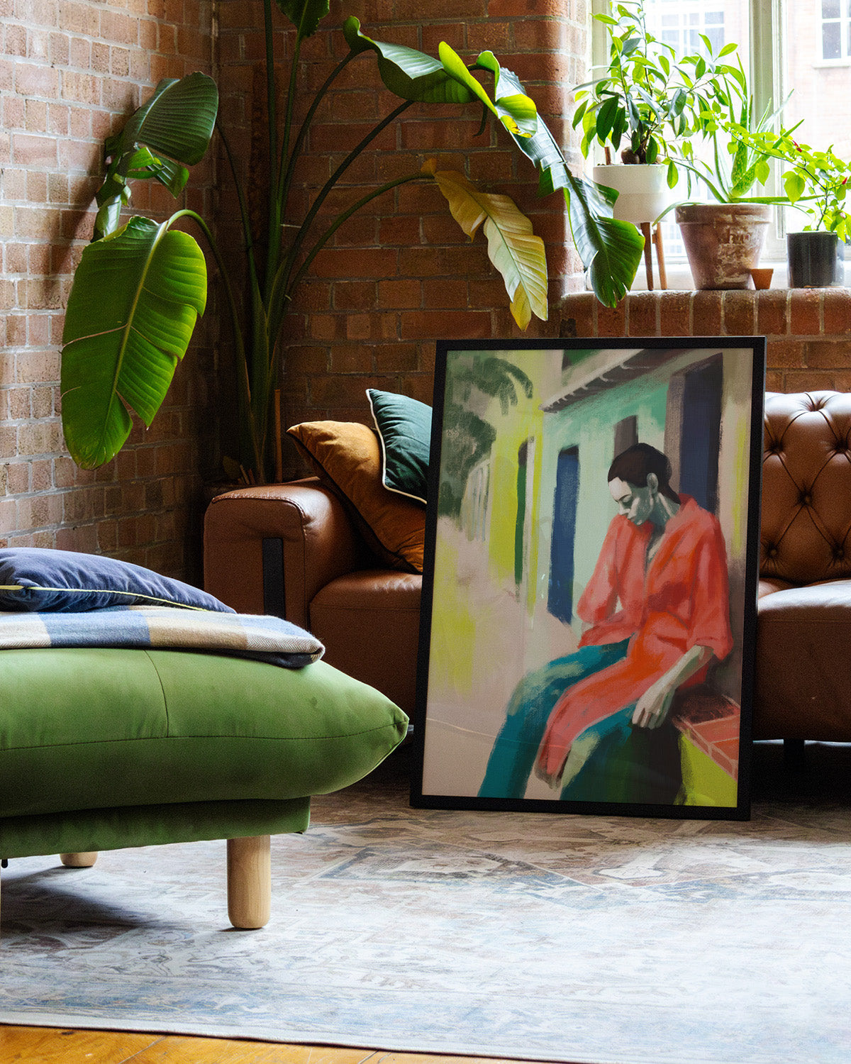 Afternoon without Plans Poster – Print Material Wandbild, moderne Kunst & Fine Art Print von Spawnd, handgefertigt & Made in Germany