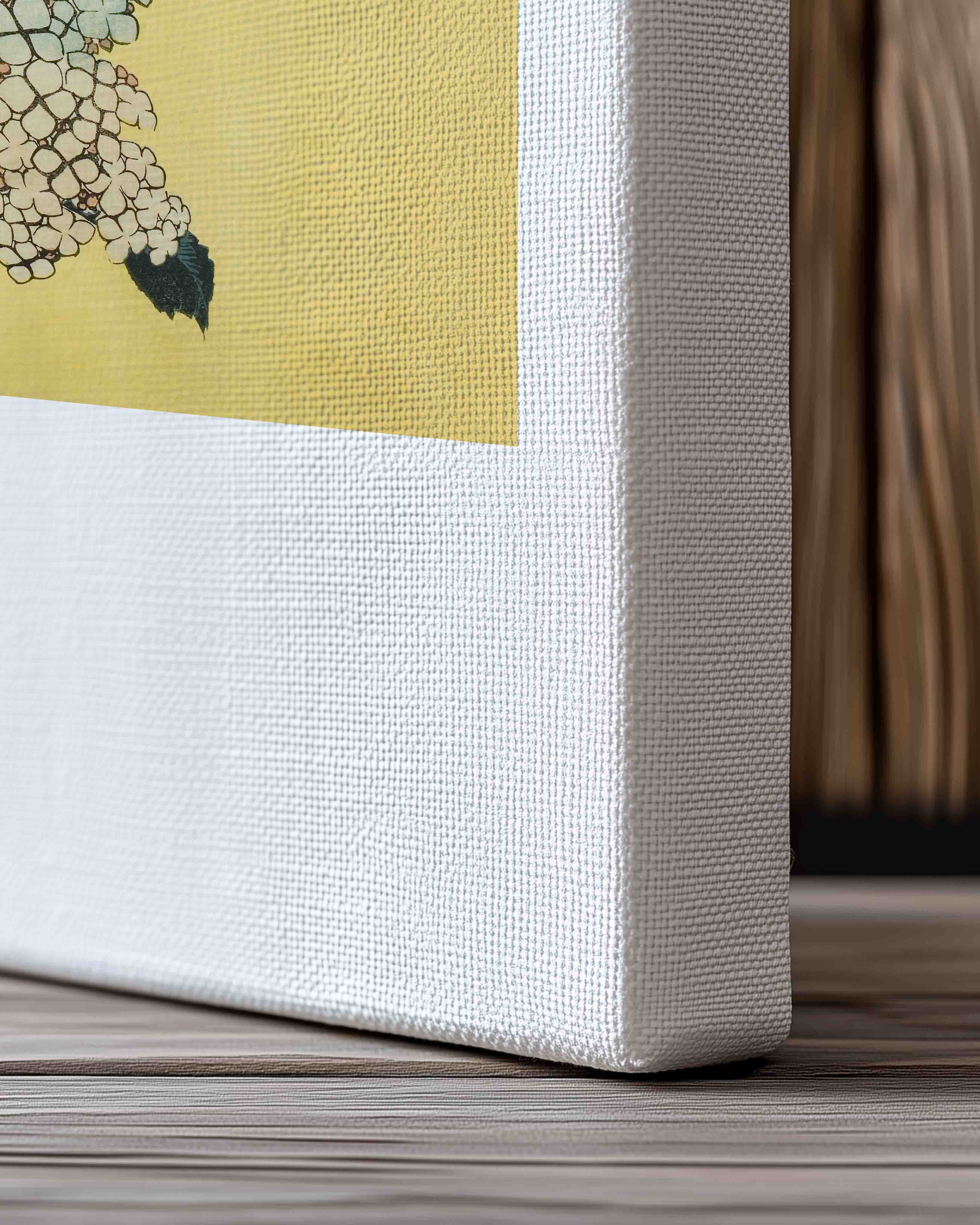 Ajisai ni Tsubame Poster – Print Material Wandbild, moderne Kunst & Fine Art Print von Spawnd, handgefertigt & Made in Germany