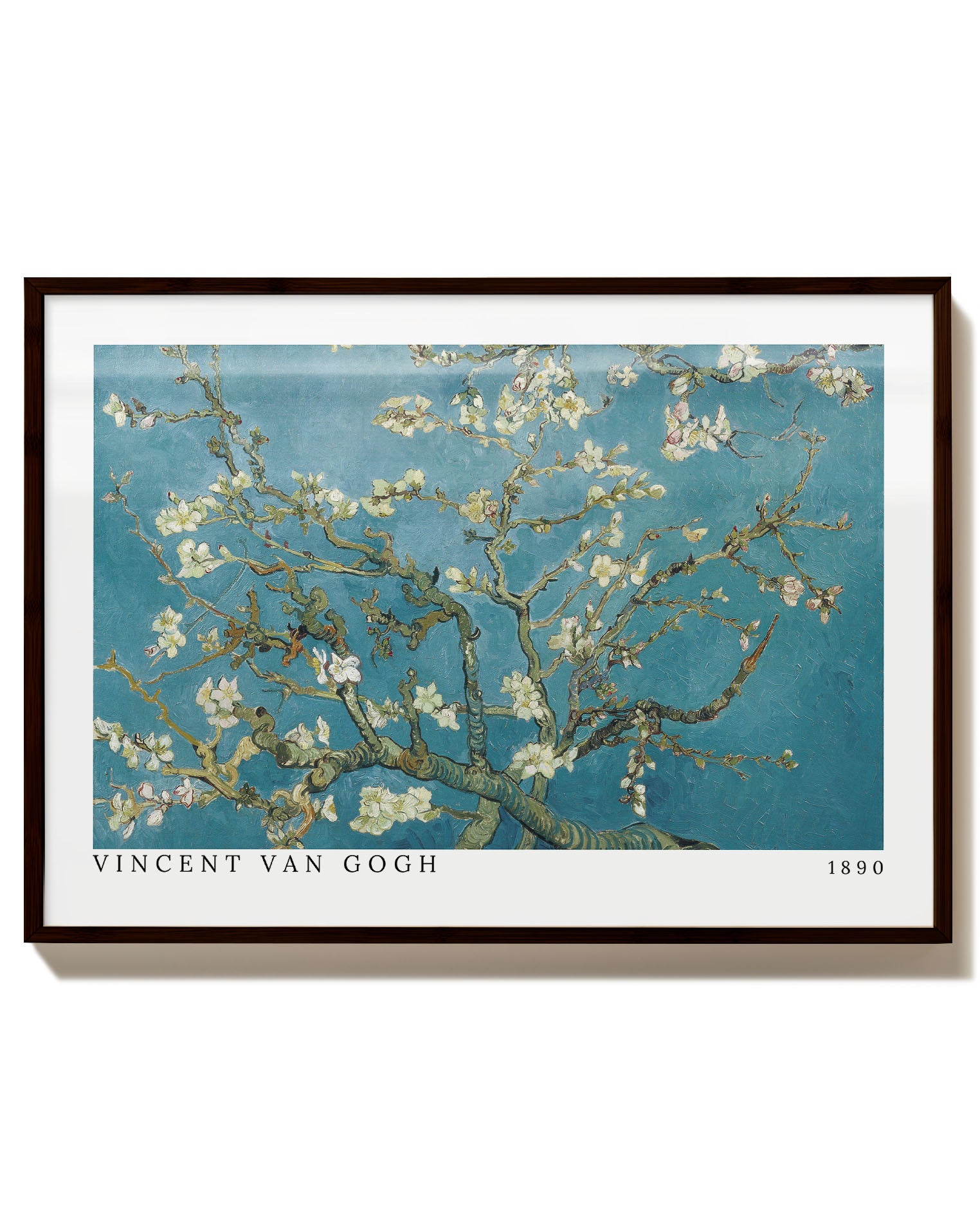 Almond Blossom Poster – Print Material Wandbild, moderne Kunst & Fine Art Print von Spawnd, handgefertigt & Made in Germany