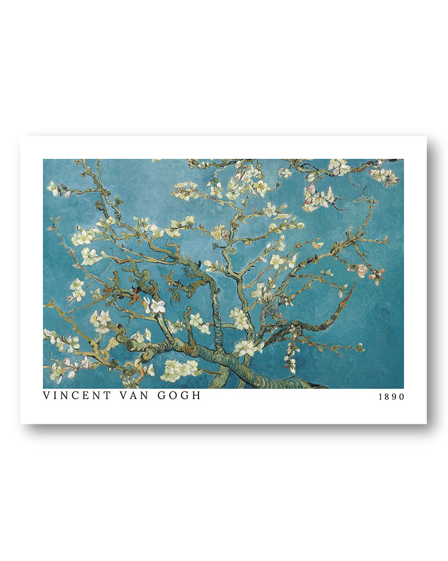 Almond Blossom Poster – Print Material Wandbild, moderne Kunst & Fine Art Print von Spawnd, handgefertigt & Made in Germany