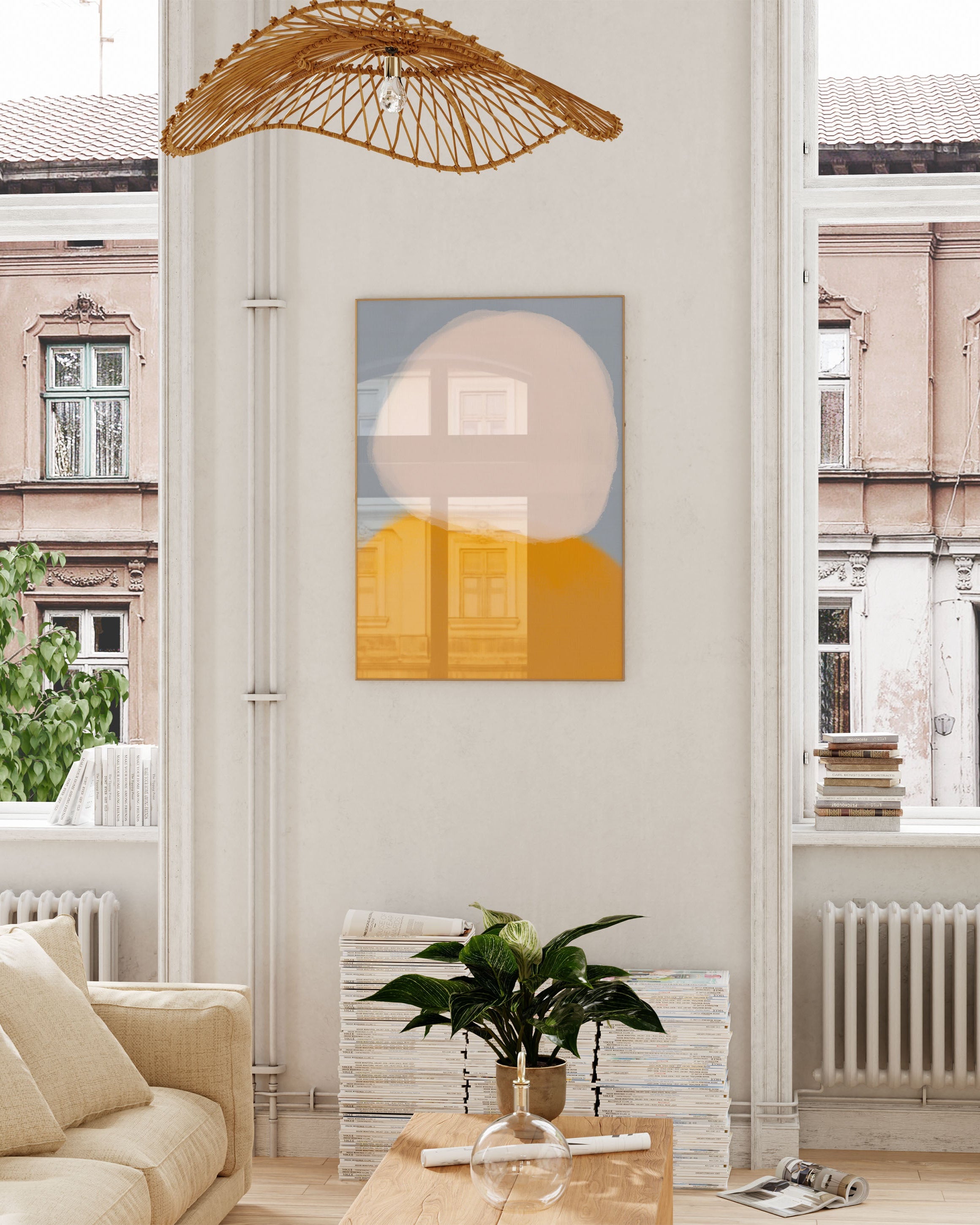 Avstand Poster – Print Material Wandbild, moderne Kunst & Fine Art Print von Spawnd, handgefertigt & Made in Germany