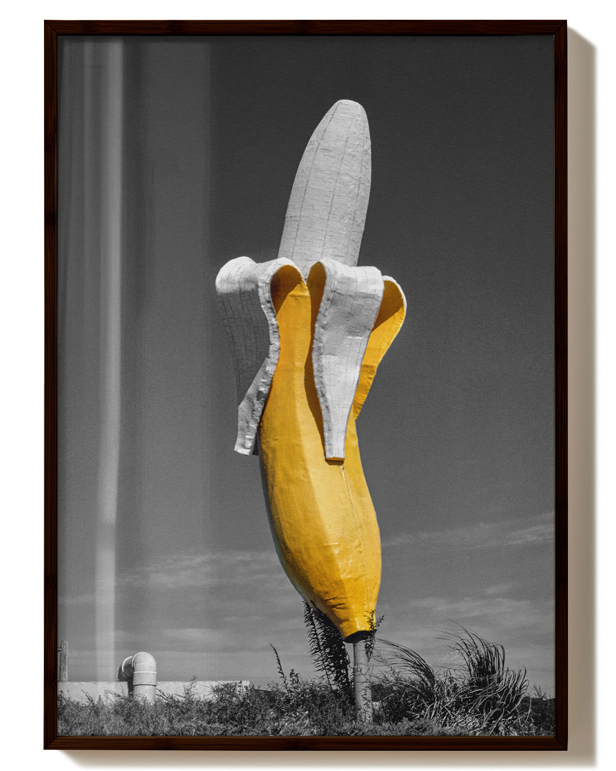 Banana Poster – FineArt Wandbild, moderne Kunst & Fine Art Print von Spawnd, handgefertigt & Made in Germany