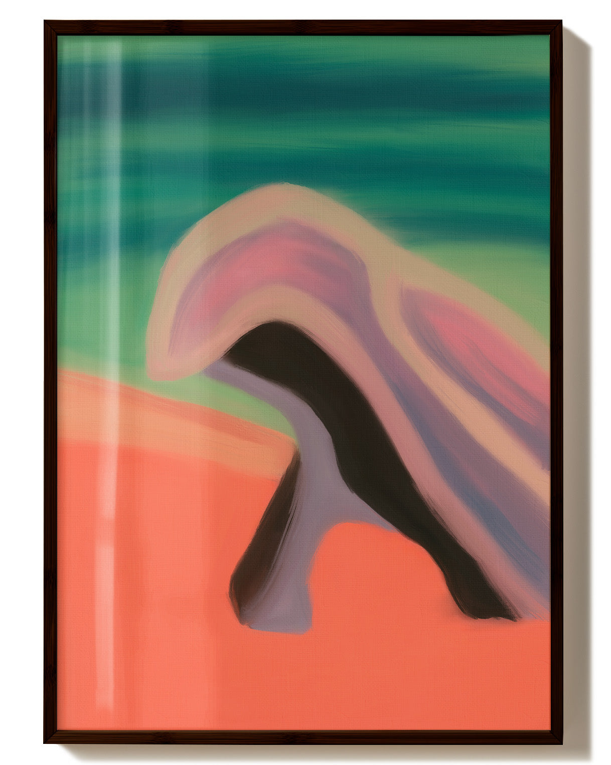 Bending Quietly Poster – FineArt Wandbild, moderne Kunst & Fine Art Print von Spawnd, handgefertigt & Made in Germany