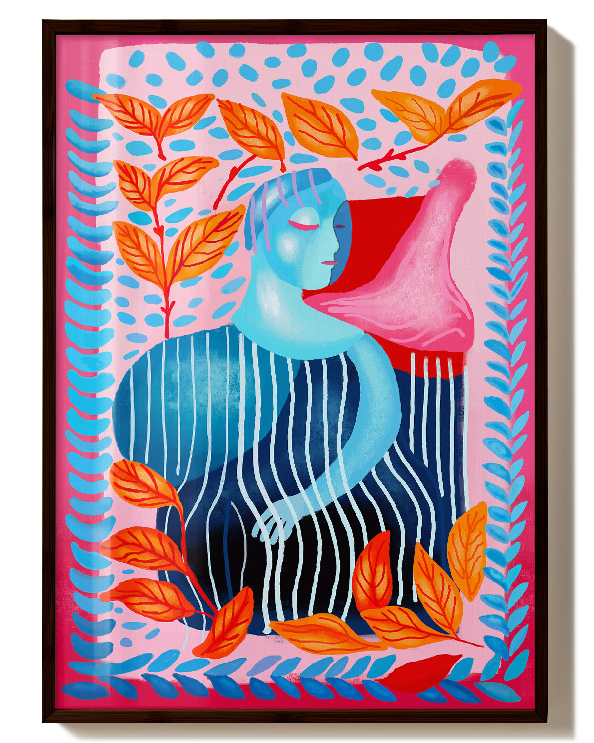 Beneath quiet Skies Poster – Print Material Wandbild, moderne Kunst & Fine Art Print von Spawnd, handgefertigt & Made in Germany