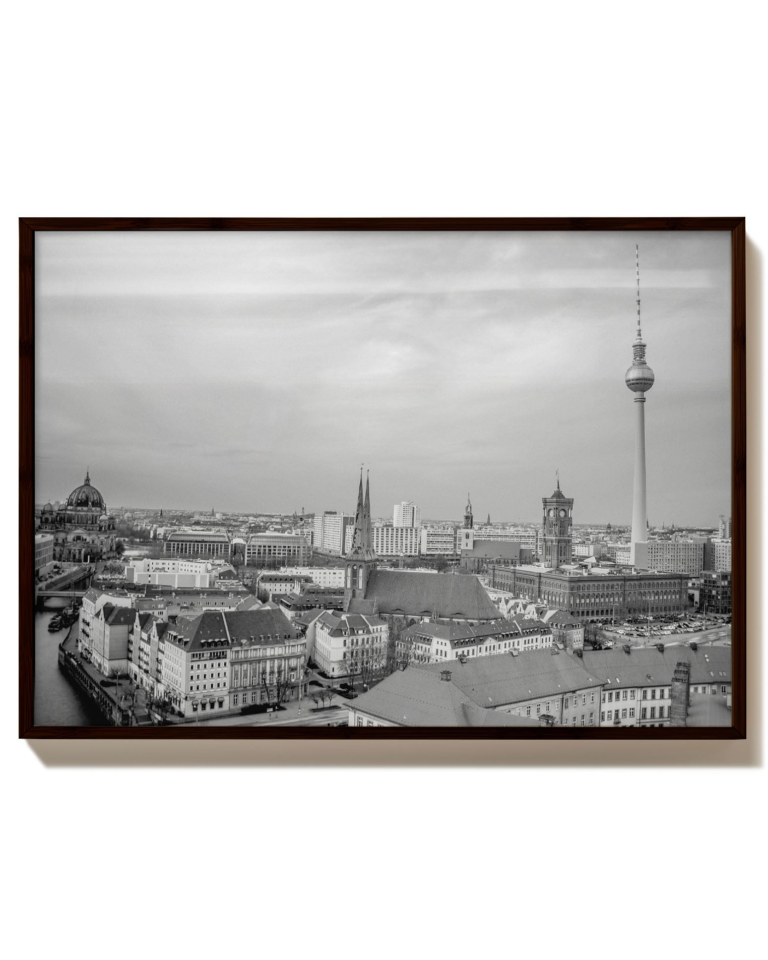 Berlin Poster – Print Material Wandbild, moderne Kunst & Fine Art Print von Spawnd, handgefertigt & Made in Germany