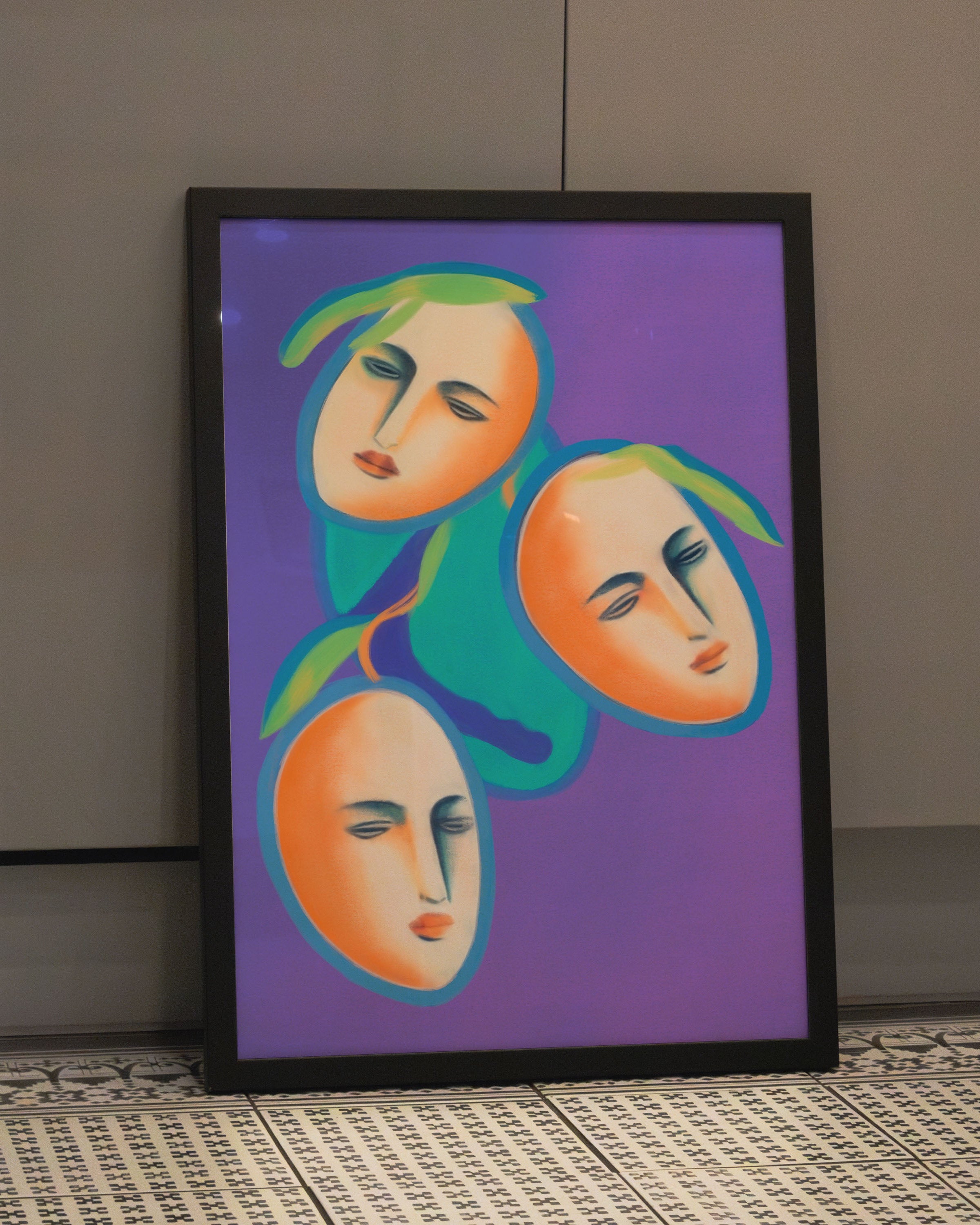 Orange Tree Painting