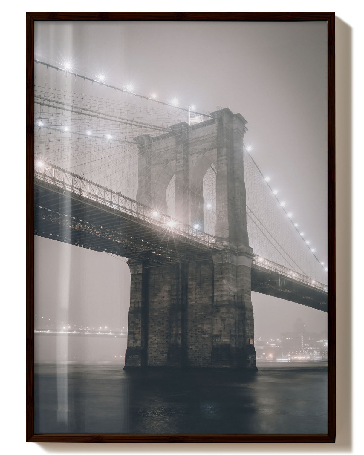 Brooklyn Bridge Poster – FineArt Wandbild, moderne Kunst & Fine Art Print von Spawnd, handgefertigt & Made in Germany