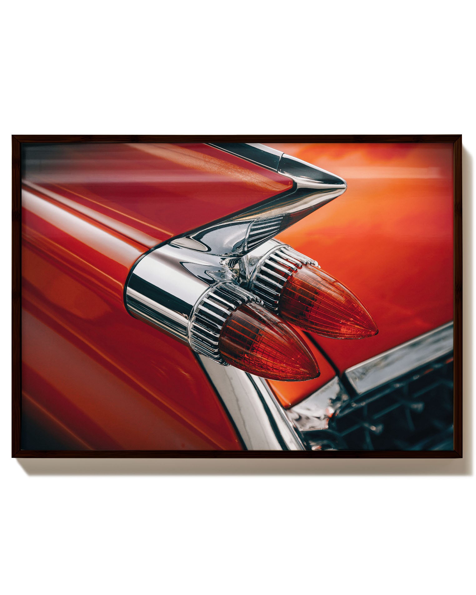 Bullet Tail Lights Poster – Print Material Wandbild, moderne Kunst & Fine Art Print von Spawnd, handgefertigt & Made in Germany
