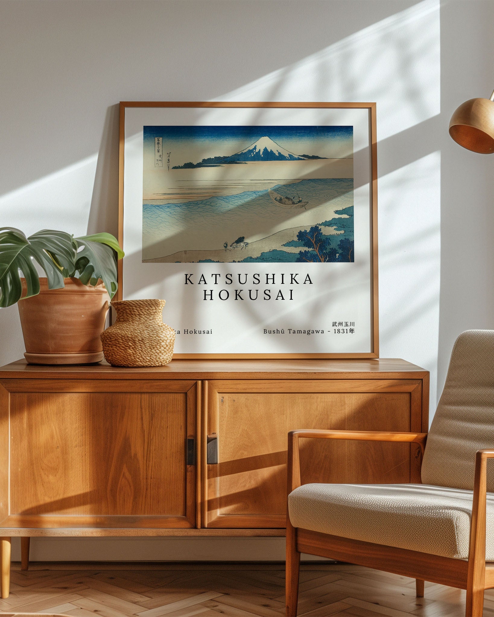 Bushū Tamagawa Poster – Print Material Wandbild, moderne Kunst & Fine Art Print von Spawnd, handgefertigt & Made in Germany