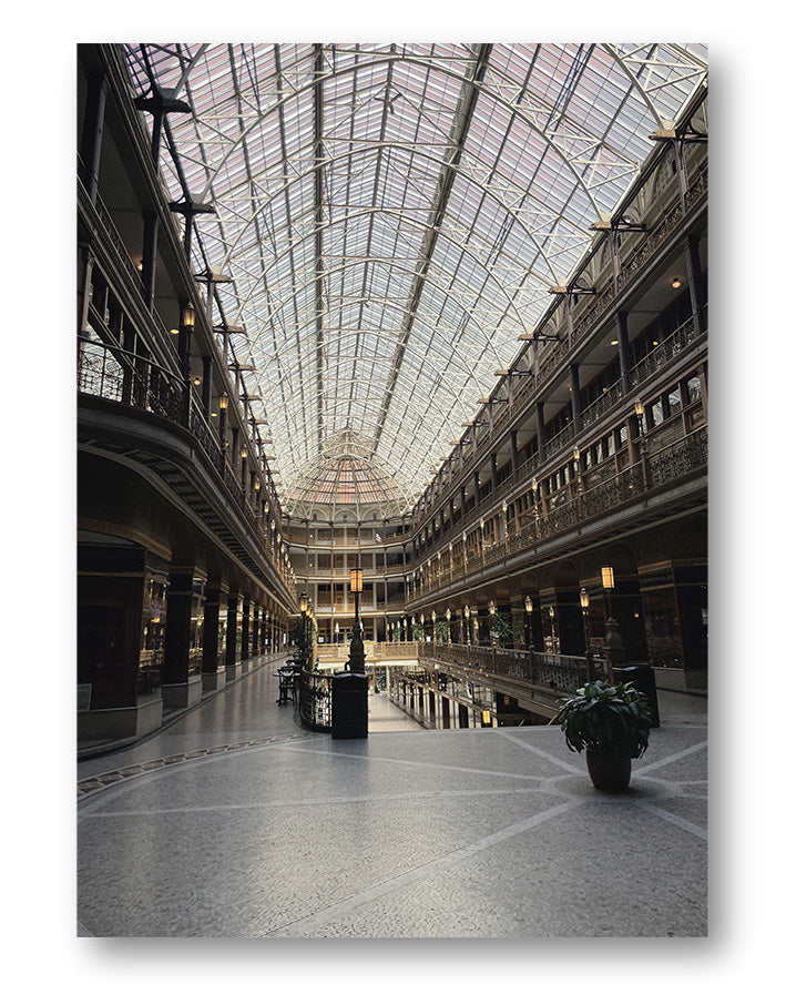 Cleveland Poster – FineArt Wandbild, moderne Kunst & Fine Art Print von Spawnd, handgefertigt & Made in Germany