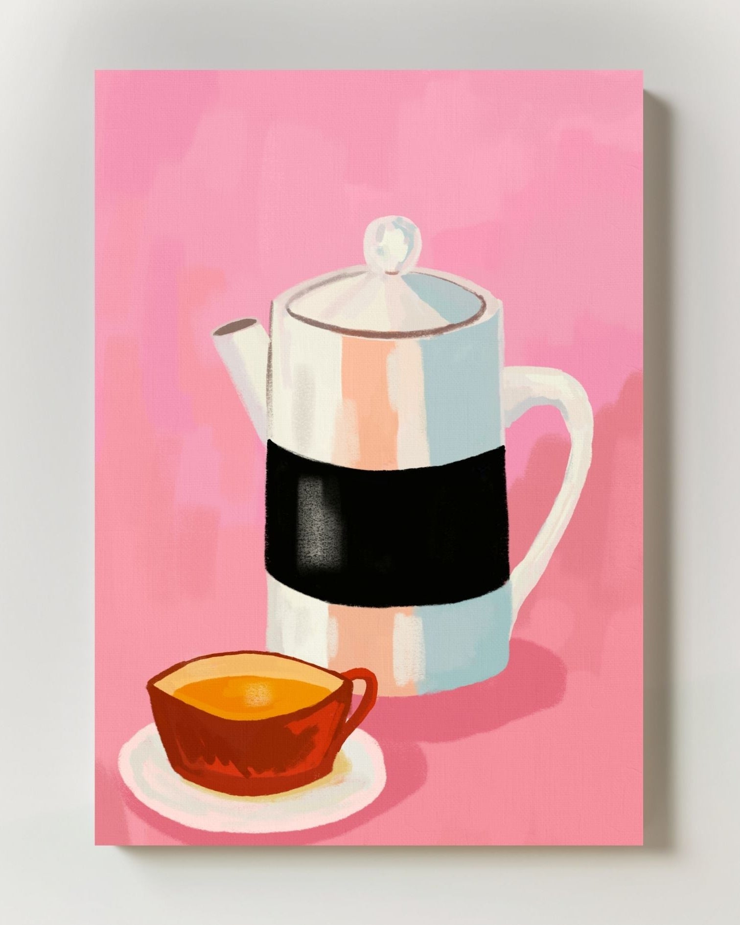 Coffee Poster – Print Material Wandbild, moderne Kunst & Fine Art Print von Spawnd, handgefertigt & Made in Germany