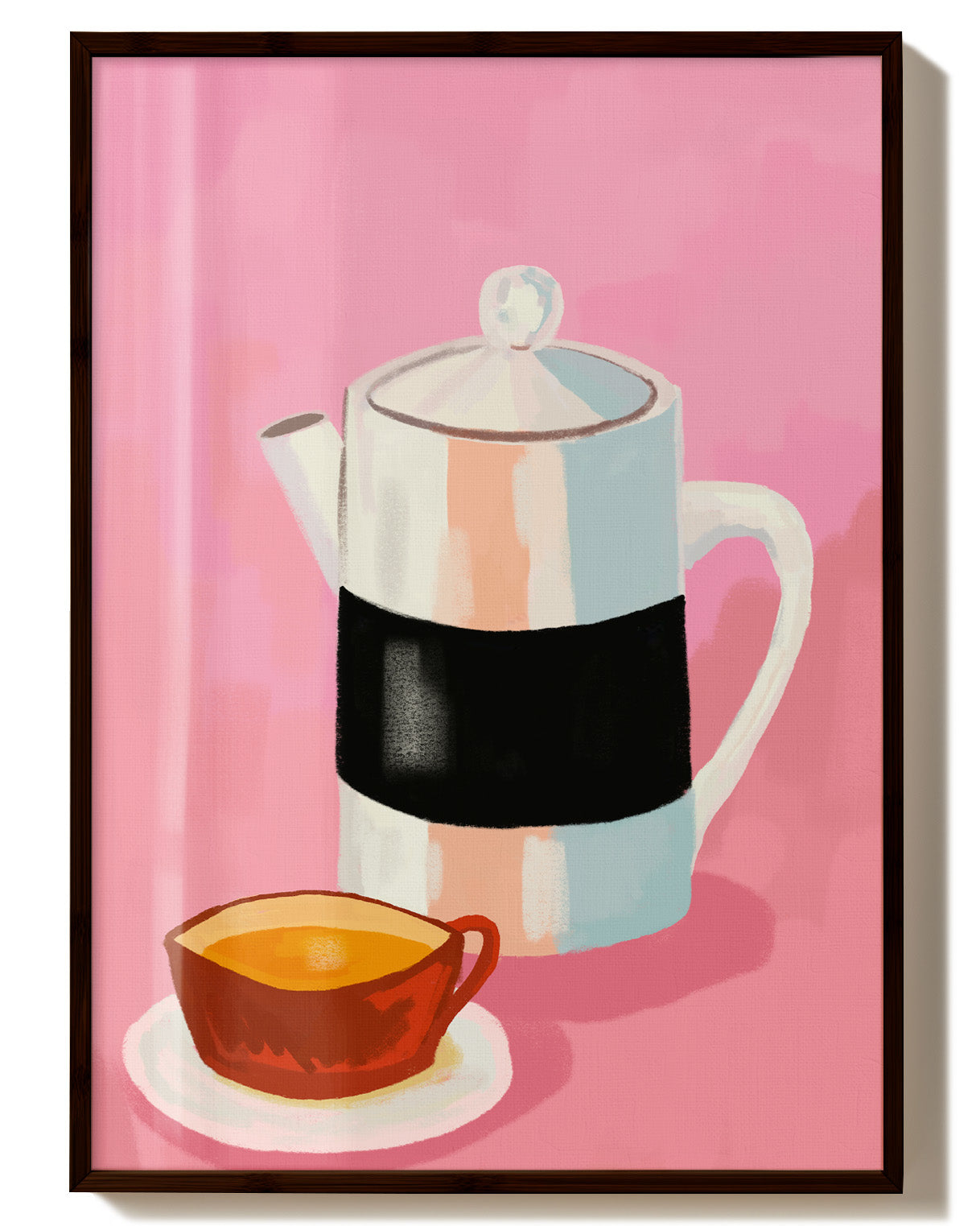 Coffee Poster – Print Material Wandbild, moderne Kunst & Fine Art Print von Spawnd, handgefertigt & Made in Germany