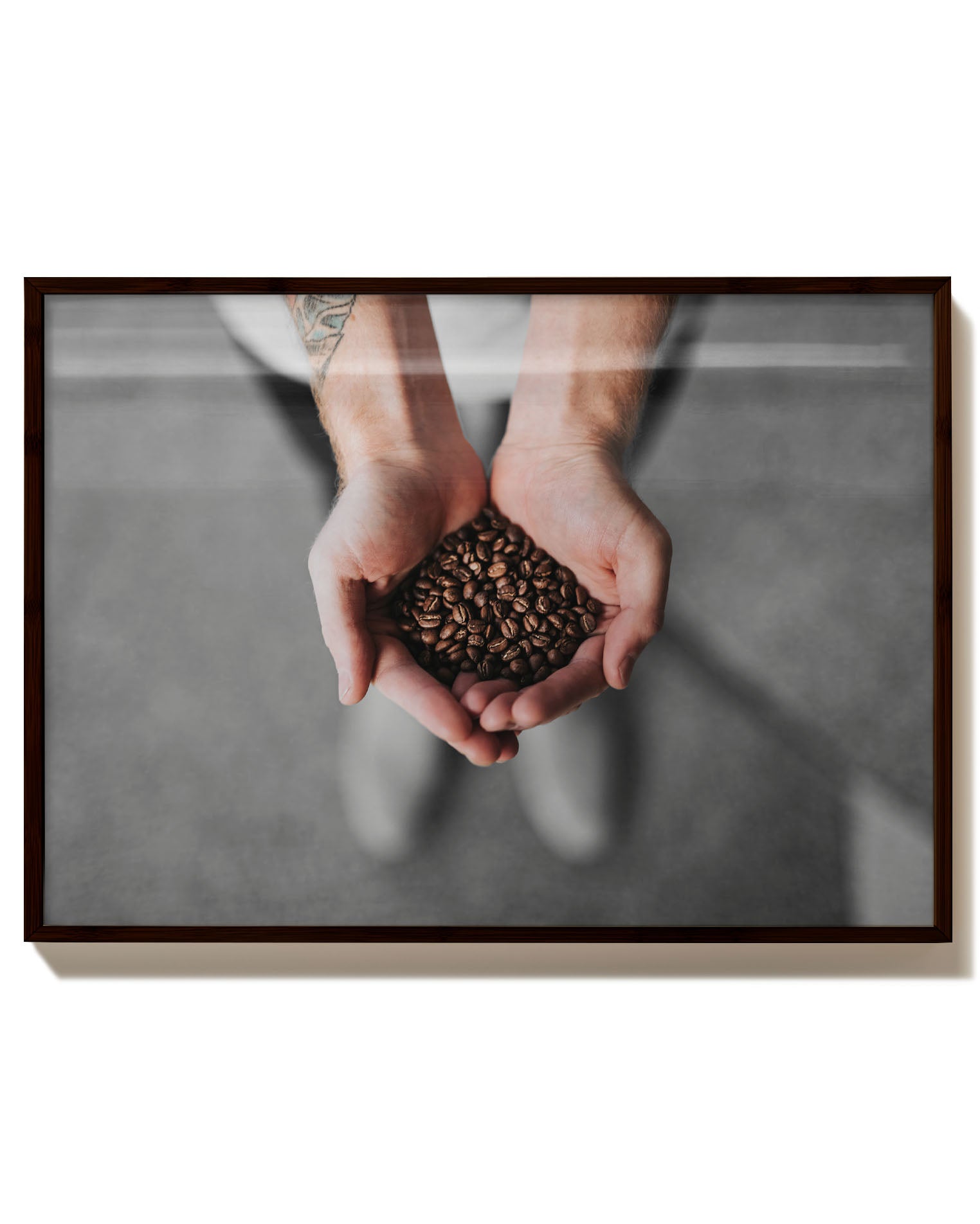 Coffee Time Poster – Print Material Wandbild, moderne Kunst & Fine Art Print von Spawnd, handgefertigt & Made in Germany