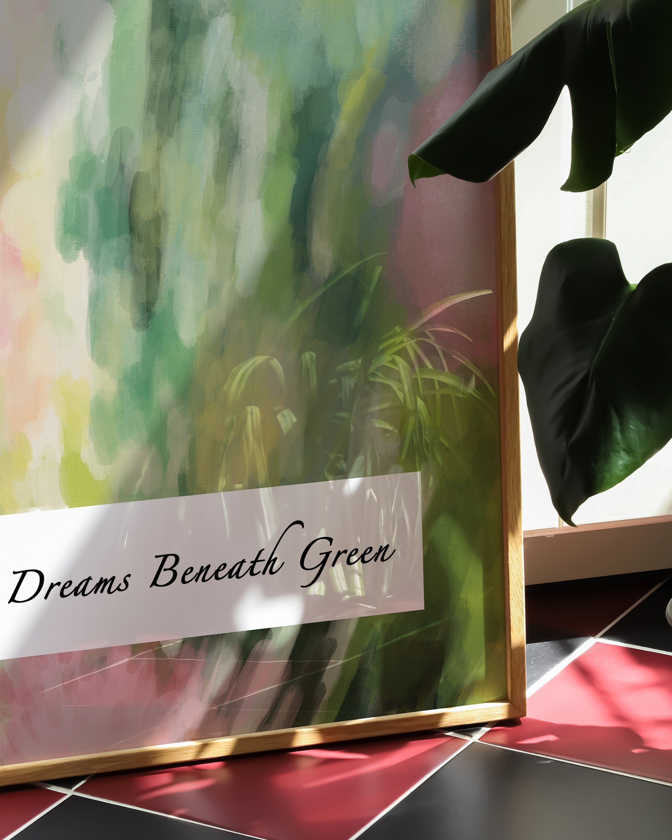 Dreams Beneath Poster – Print Material Wandbild, moderne Kunst & Fine Art Print von Spawnd, handgefertigt & Made in Germany