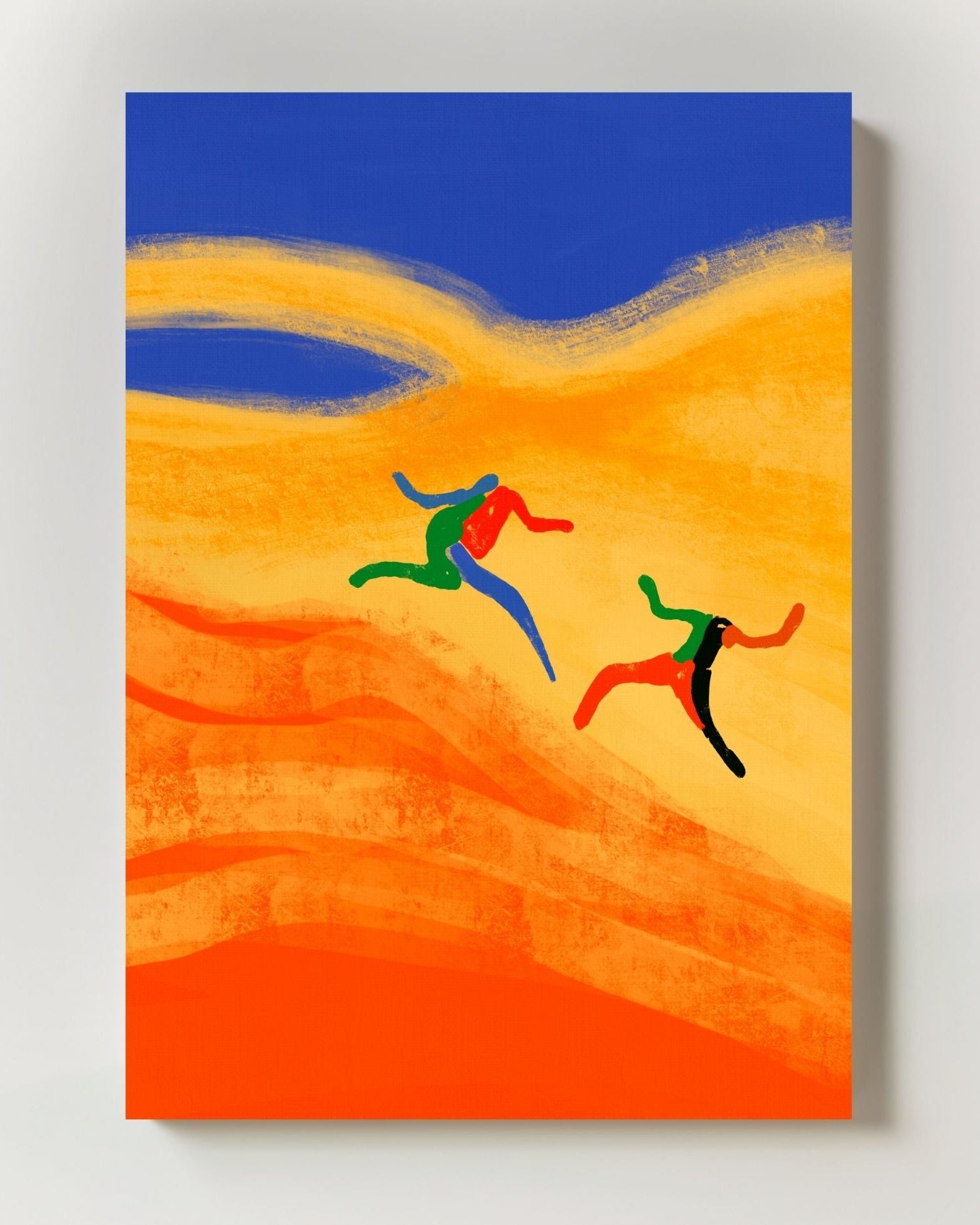 Dune Poster – Print Material Wandbild, moderne Kunst & Fine Art Print von Spawnd, handgefertigt & Made in Germany