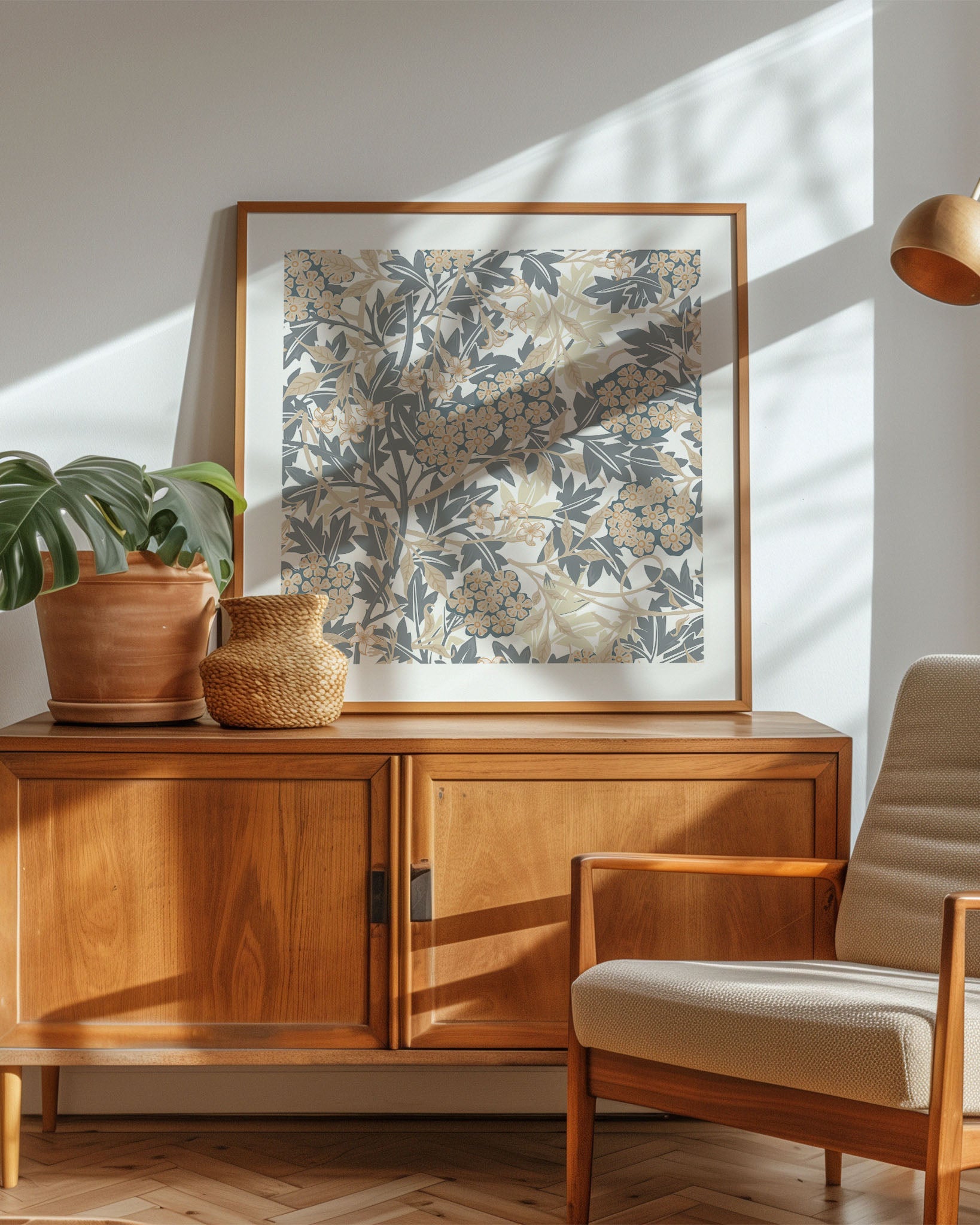 Dusky Meadow Poster – Print Material Wandbild, moderne Kunst & Fine Art Print von Spawnd, handgefertigt & Made in Germany