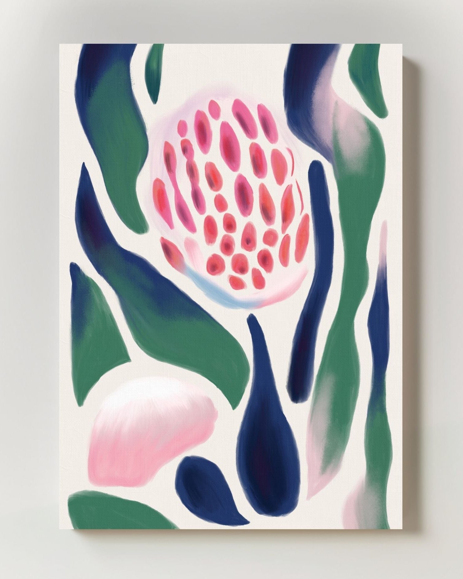 Éclosion Abstraite Poster – Print Material Wandbild, moderne Kunst & Fine Art Print von Spawnd, handgefertigt & Made in Germany