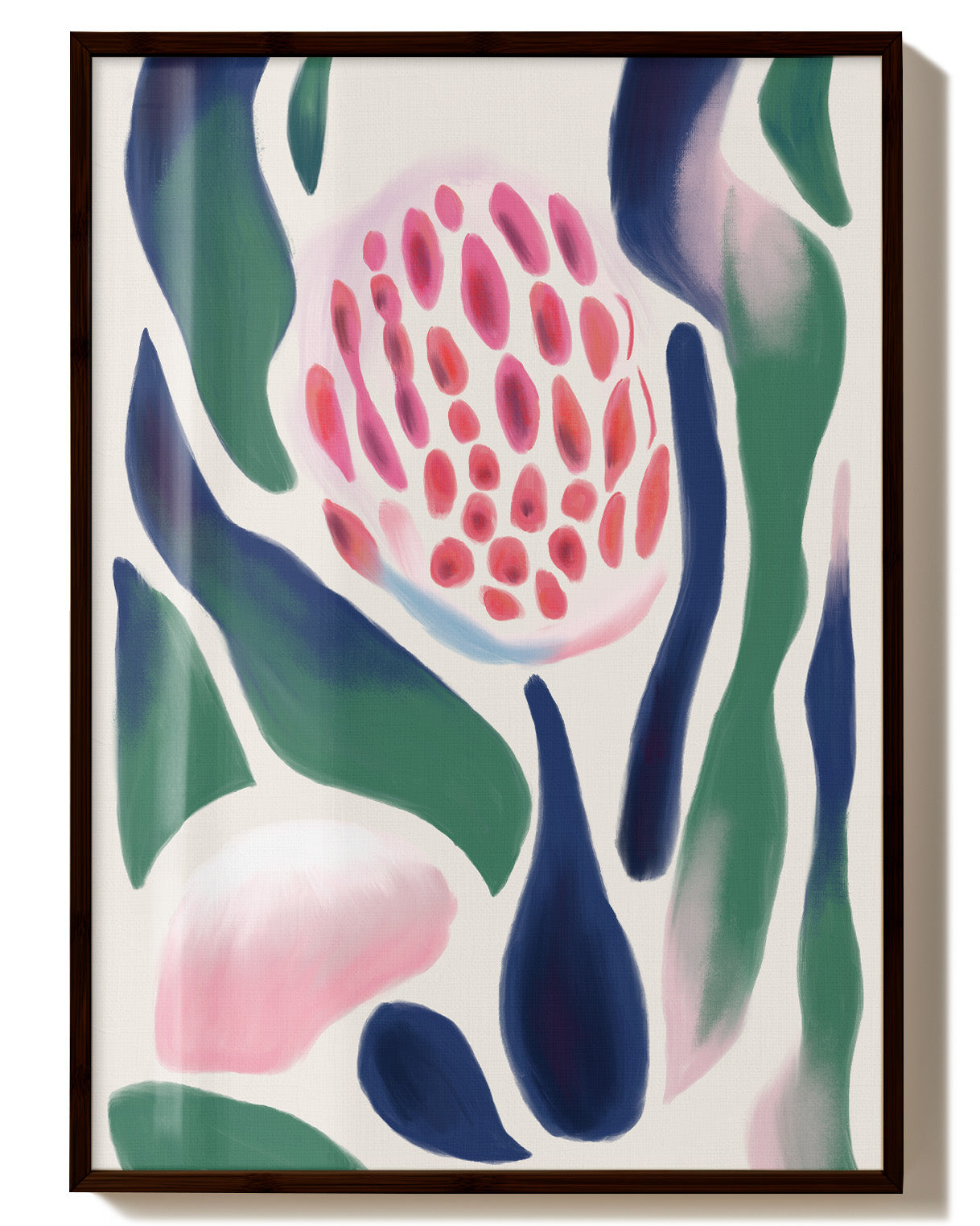 Éclosion Abstraite Poster – Print Material Wandbild, moderne Kunst & Fine Art Print von Spawnd, handgefertigt & Made in Germany