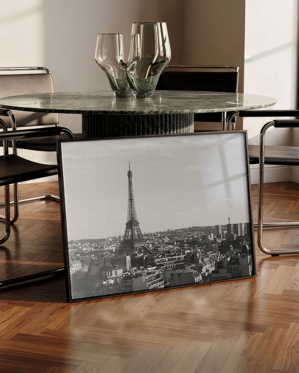 Eifeltower No.2 Poster – Print Material Wandbild, moderne Kunst & Fine Art Print von Spawnd, handgefertigt & Made in Germany