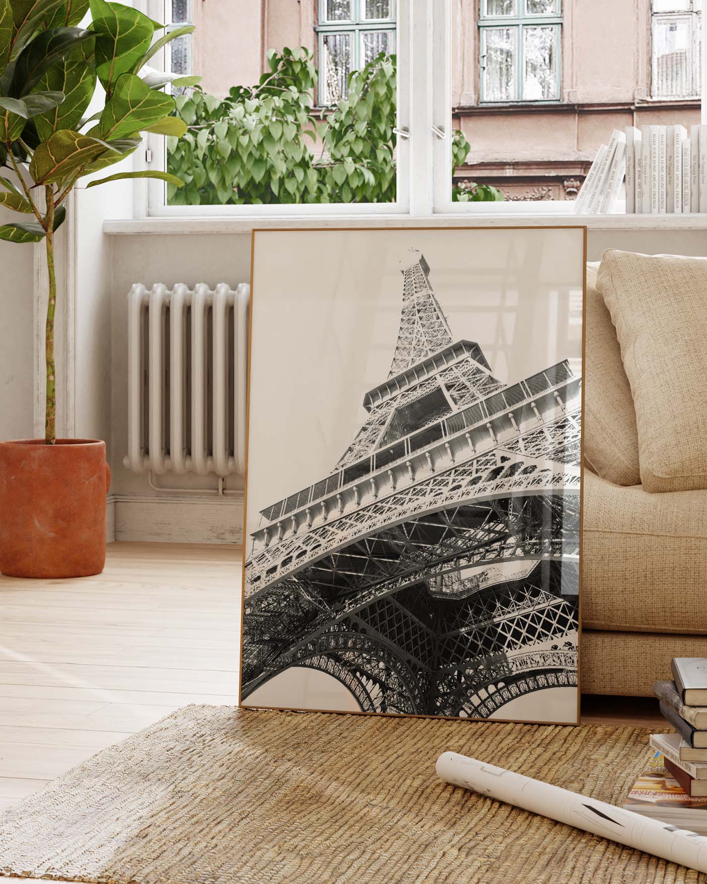 Eifeltower No.4 Poster – FineArt Wandbild, moderne Kunst & Fine Art Print von Spawnd, handgefertigt & Made in Germany