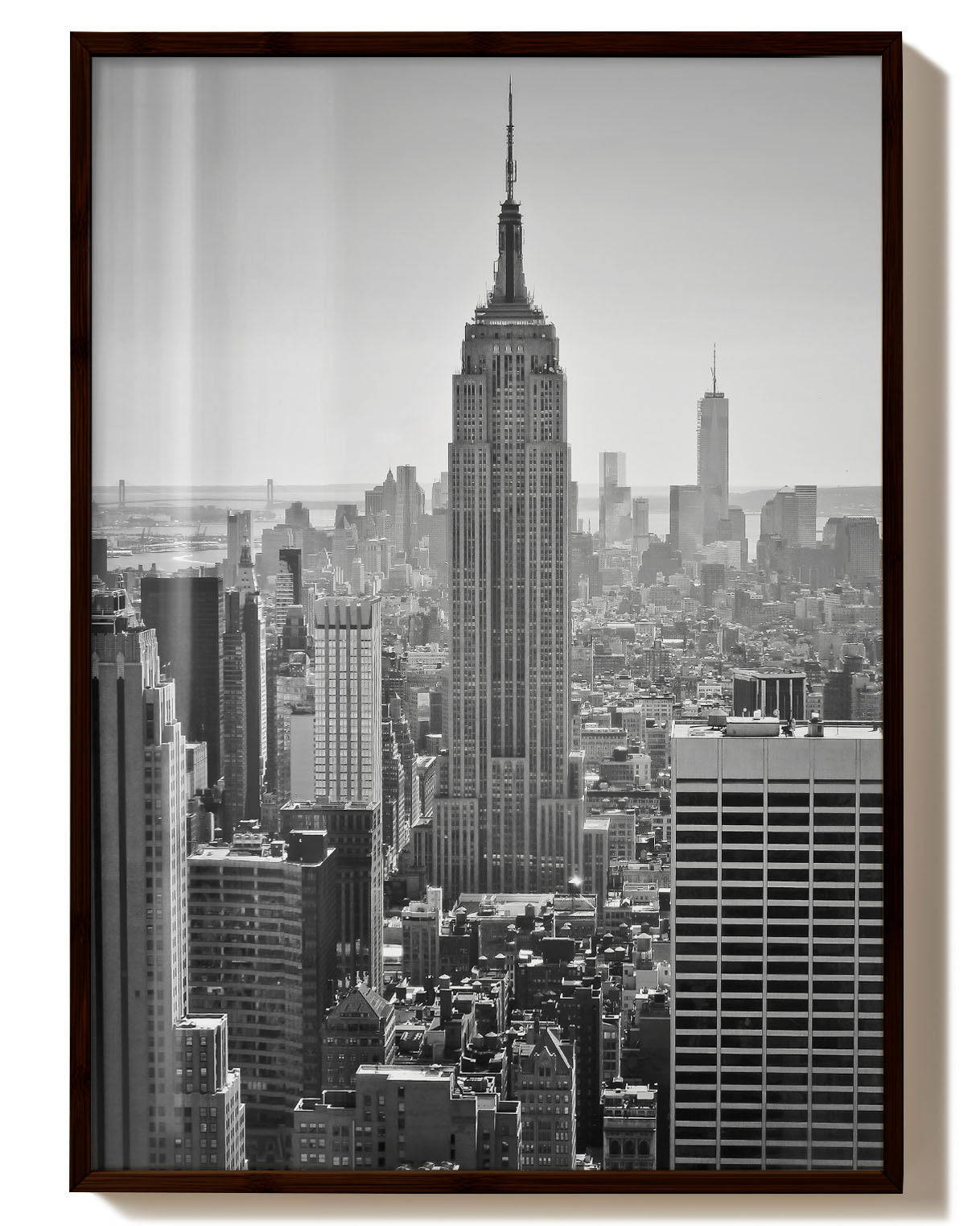 Empire State Building Poster – FineArt Wandbild, moderne Kunst & Fine Art Print von Spawnd, handgefertigt & Made in Germany