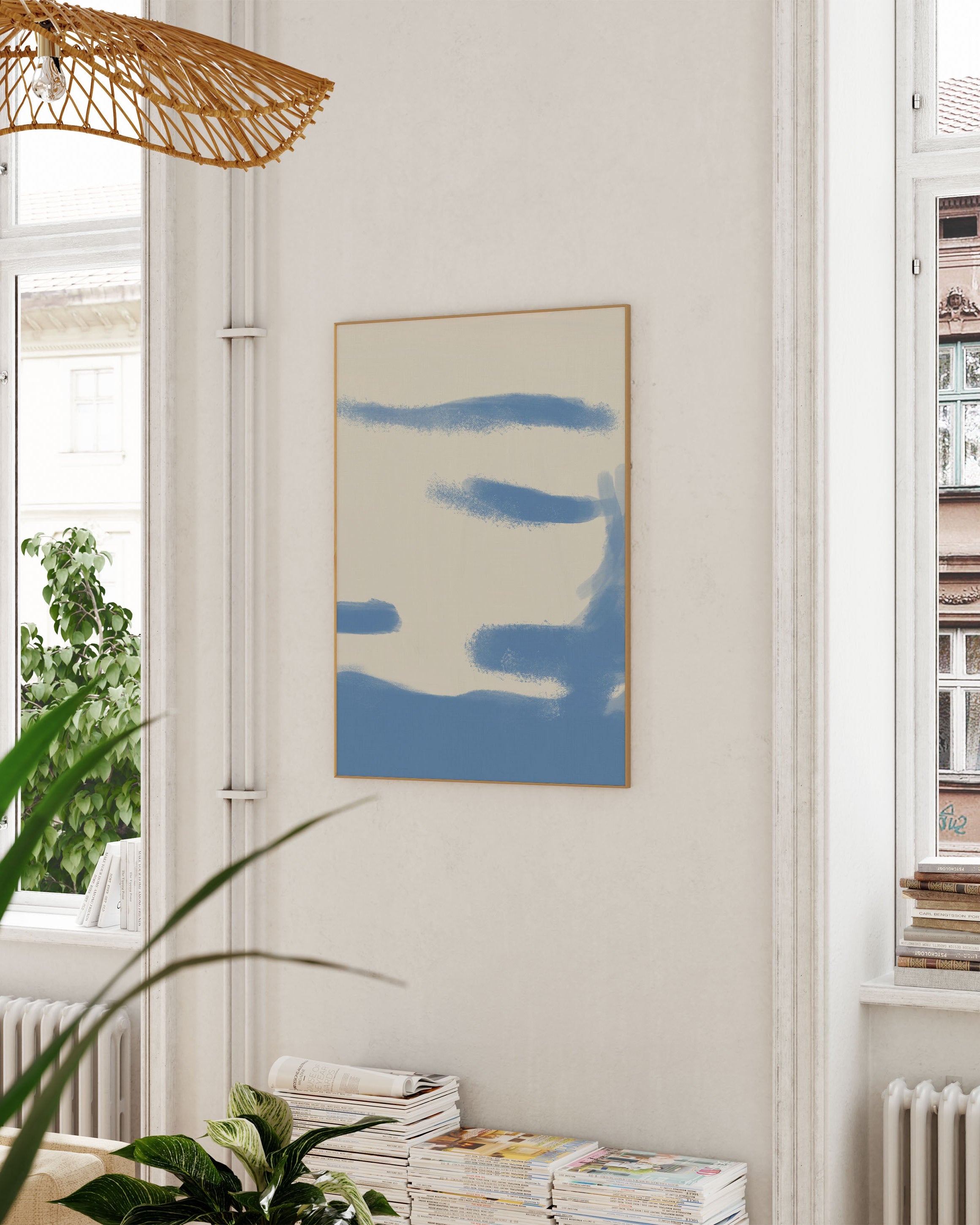 Flom Poster – Print Material Wandbild, moderne Kunst & Fine Art Print von Spawnd, handgefertigt & Made in Germany