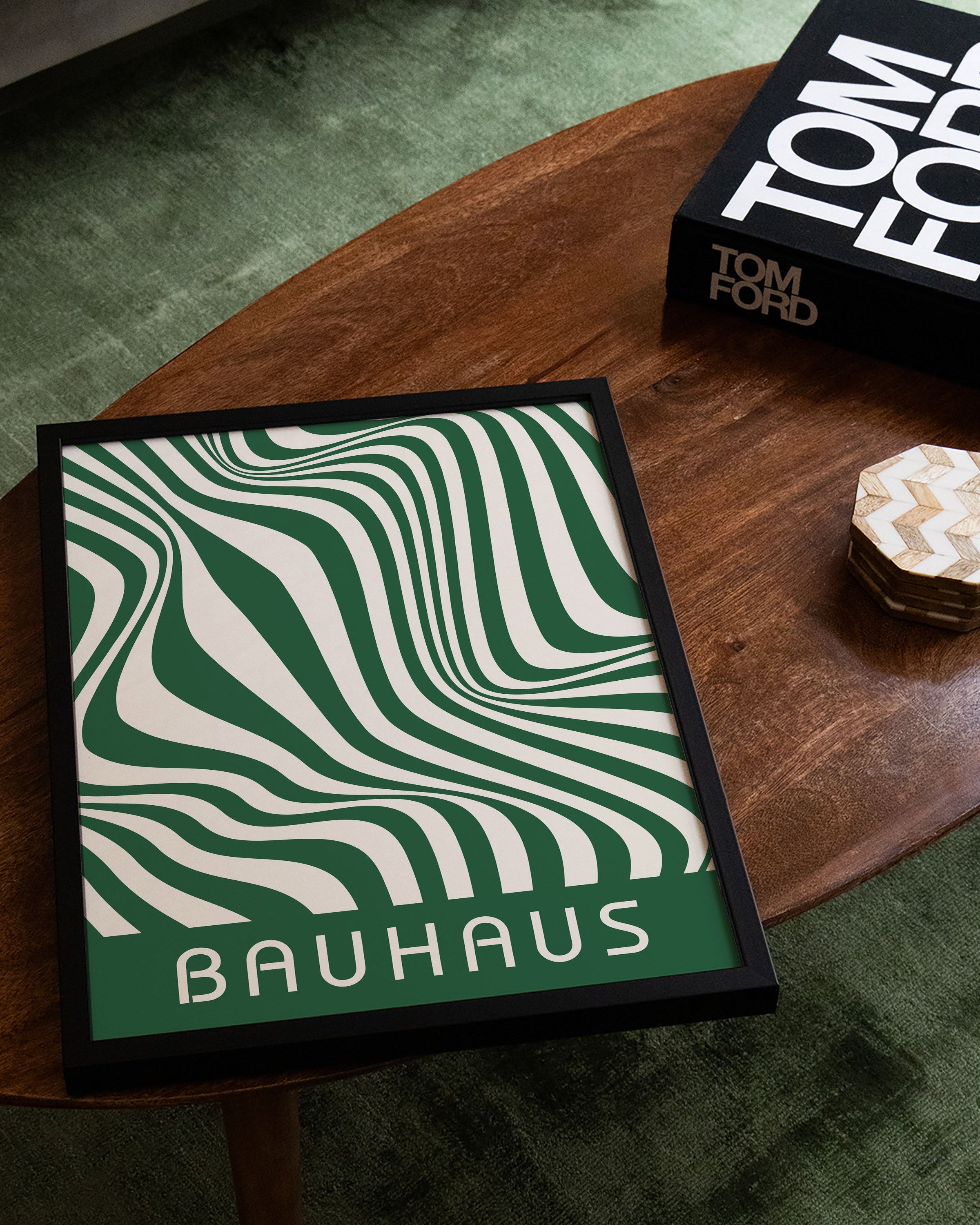 Flowgrid Poster – Print Material Wandbild, moderne Kunst & Fine Art Print von Spawnd, handgefertigt & Made in Germany