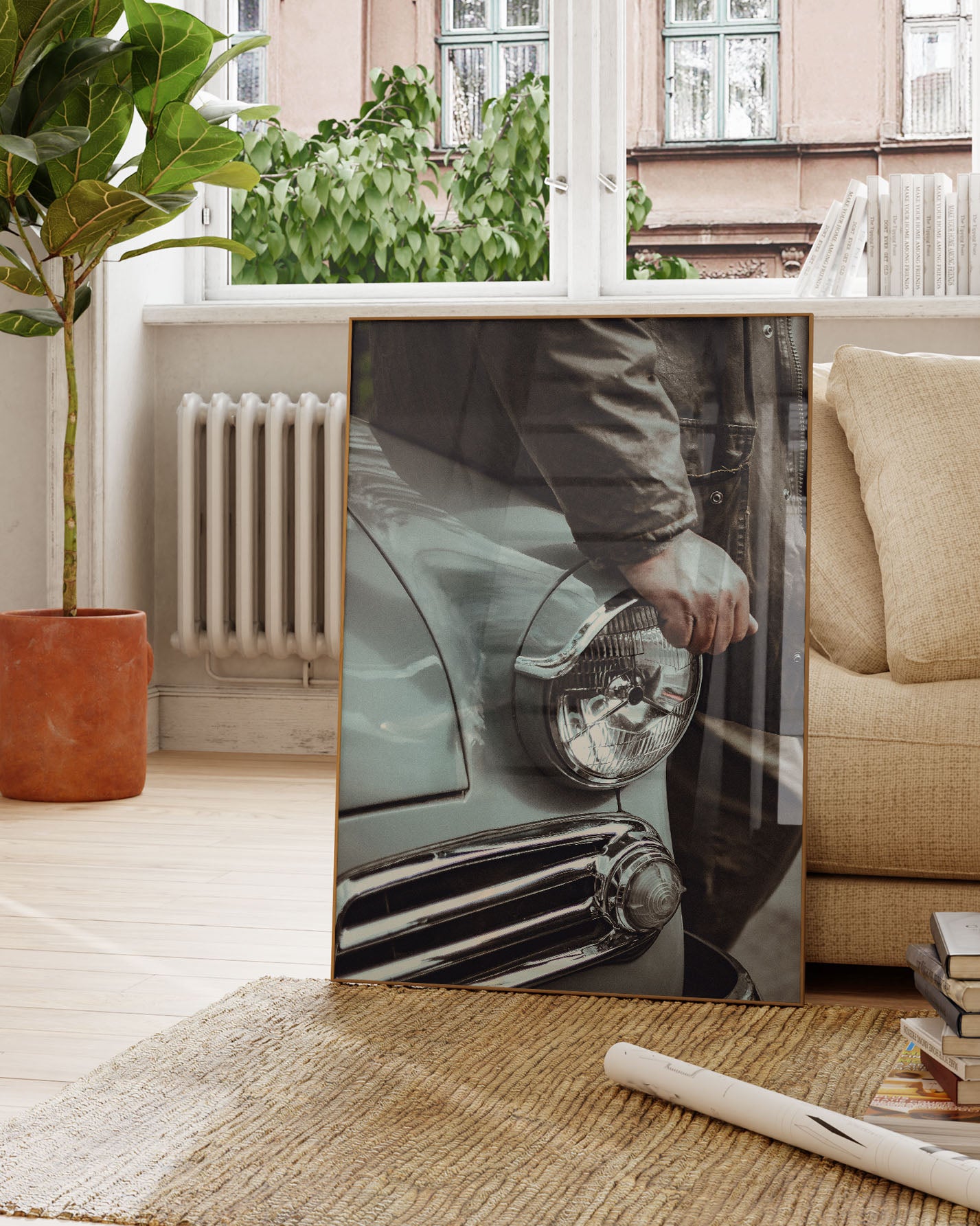 Frontlicht Poster – FineArt Wandbild, moderne Kunst & Fine Art Print von Spawnd, handgefertigt & Made in Germany