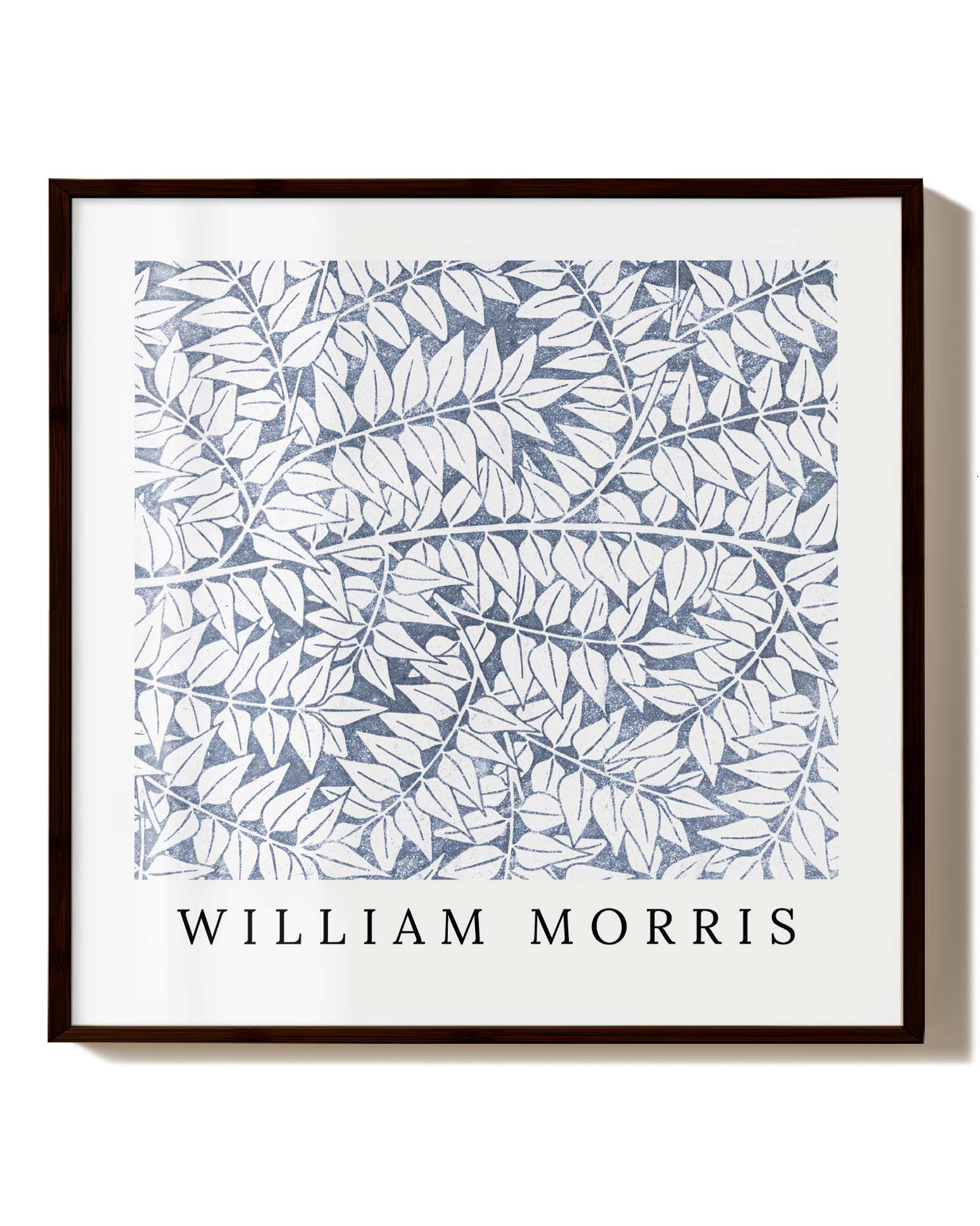 Frosted Ferns Poster – Print Material Wandbild, moderne Kunst & Fine Art Print von Spawnd, handgefertigt & Made in Germany