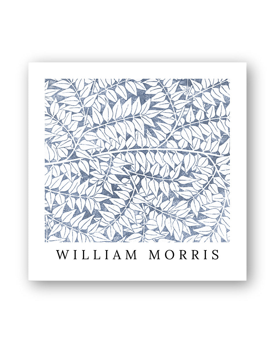 Frosted Ferns Poster – Print Material Wandbild, moderne Kunst & Fine Art Print von Spawnd, handgefertigt & Made in Germany