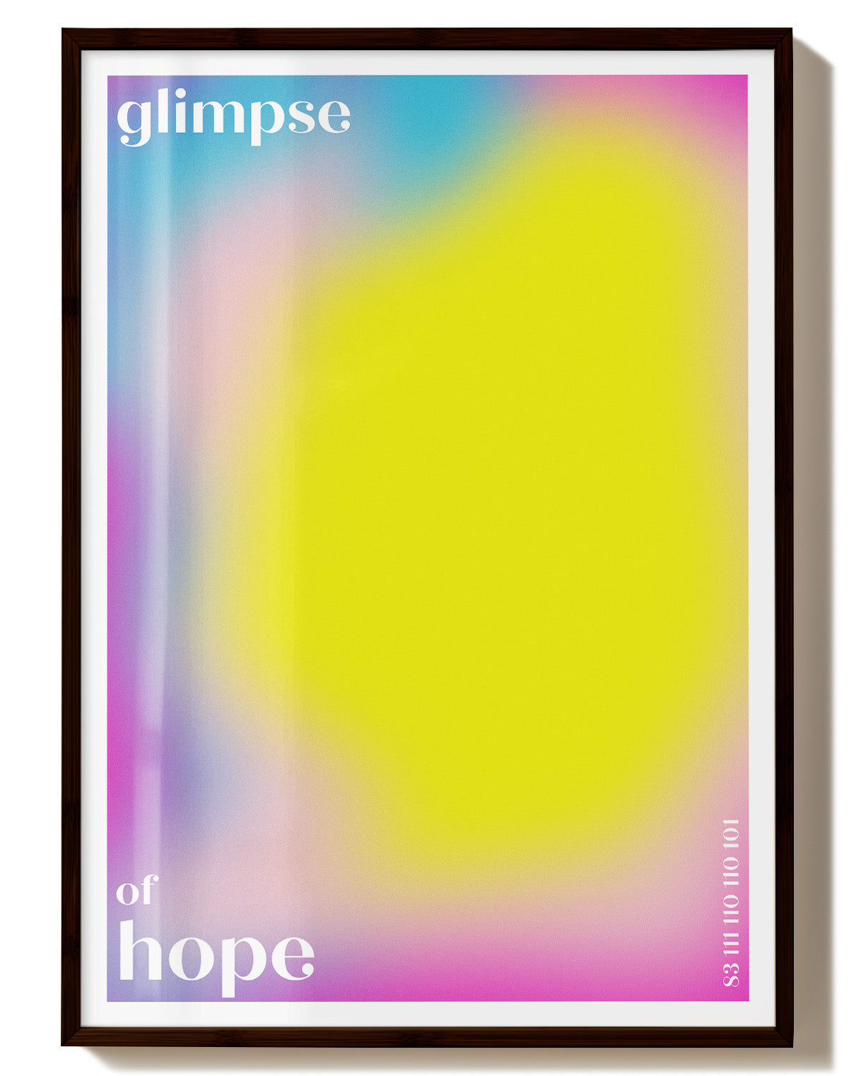 Glimpse of Hope Poster – Print Material Wandbild, moderne Kunst & Fine Art Print von Spawnd, handgefertigt & Made in Germany