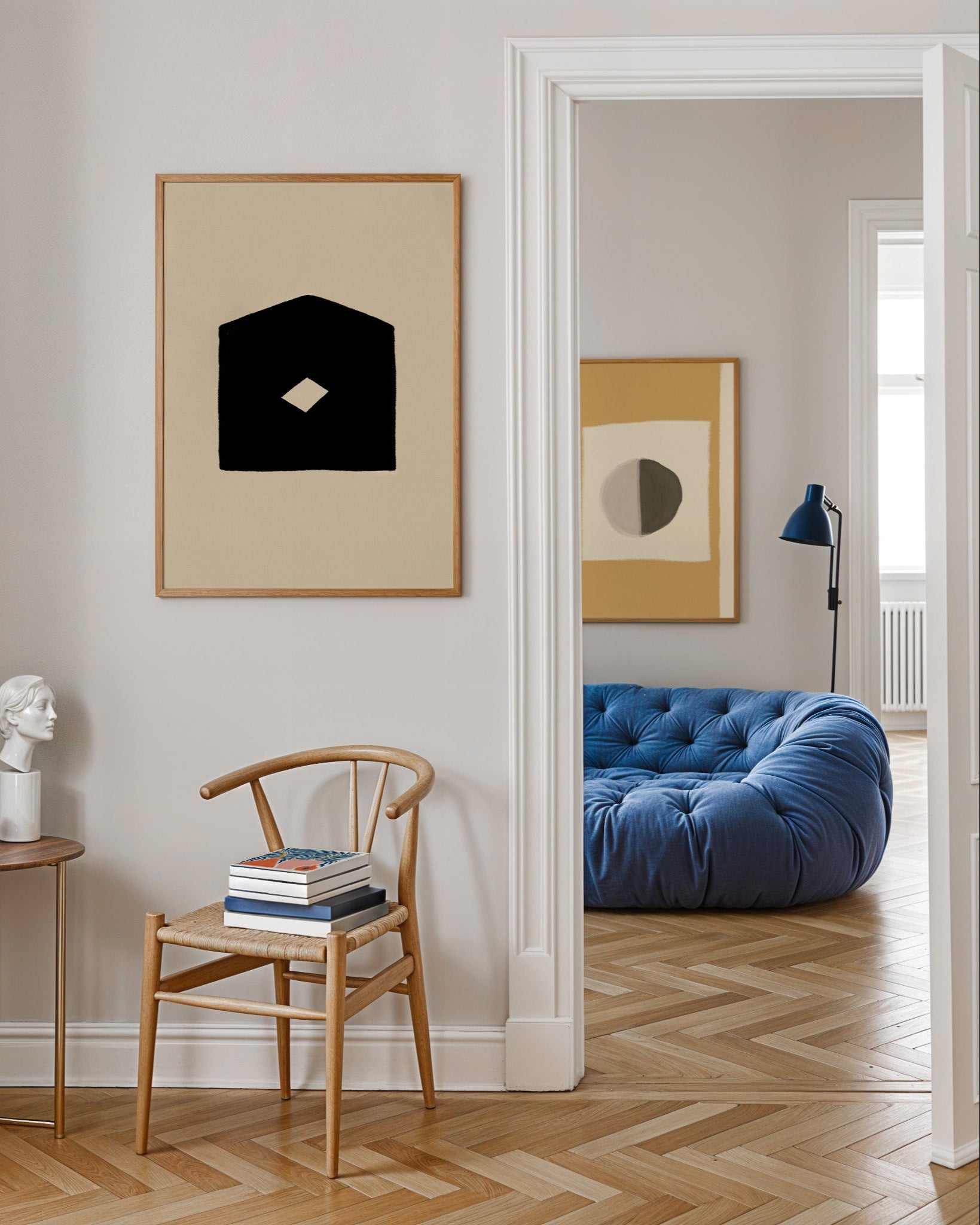 Hus Poster – FineArt Wandbild, moderne Kunst & Fine Art Print von Spawnd, handgefertigt & Made in Germany