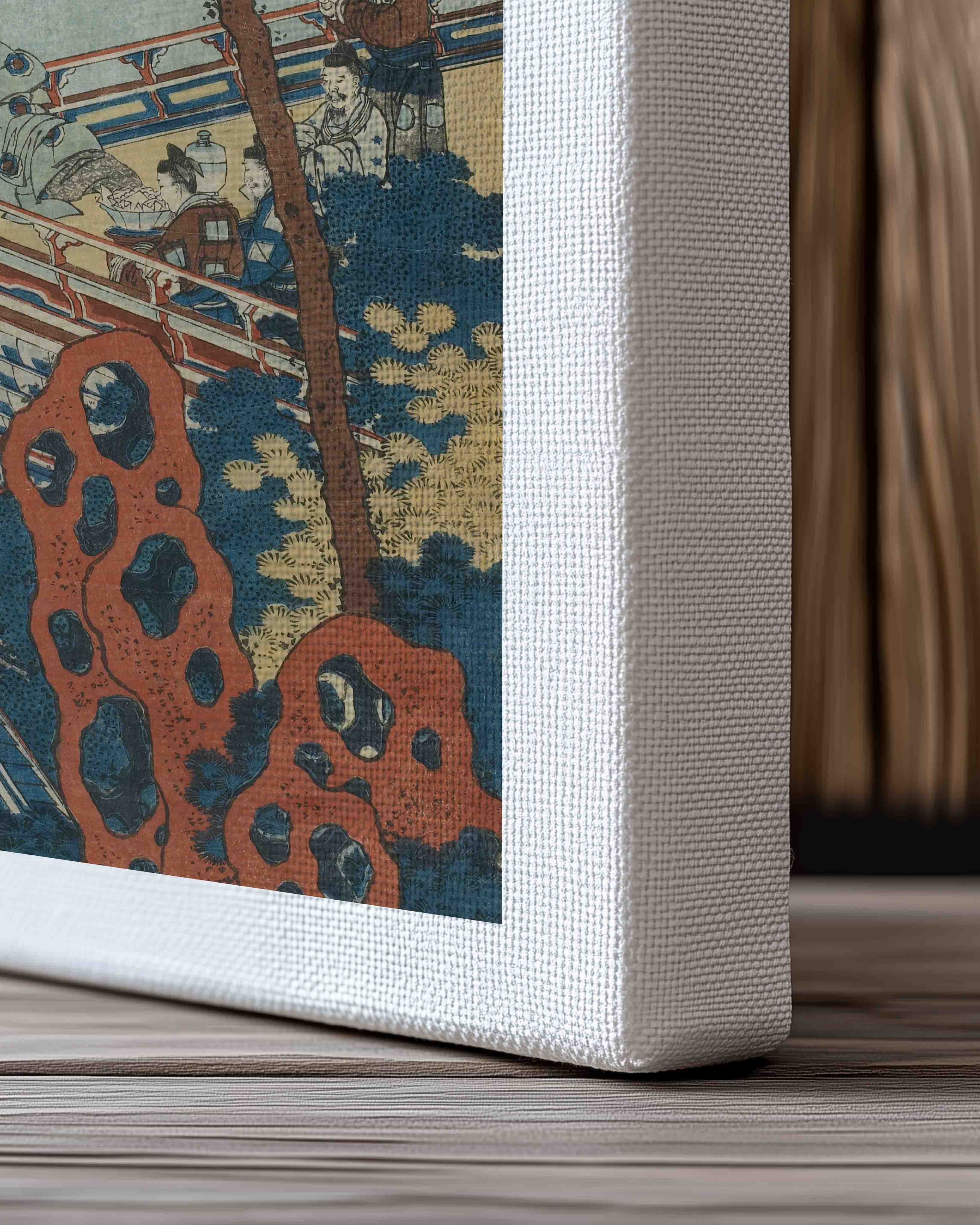 Hyakunin isshu – Nasu no Yoichi Poster – Print Material Wandbild, moderne Kunst & Fine Art Print von Spawnd, handgefertigt & Made in Germany