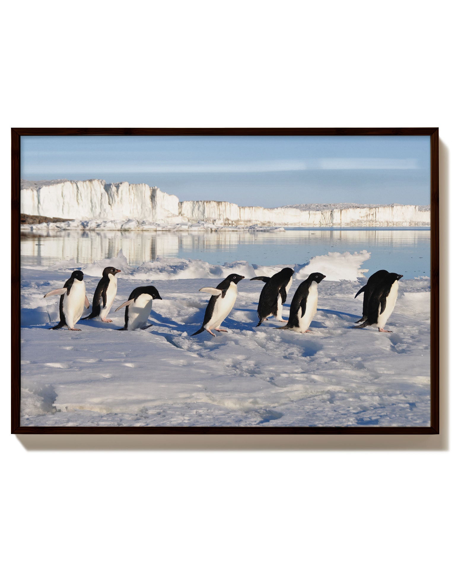 Ice Poster – Print Material Wandbild, moderne Kunst & Fine Art Print von Spawnd, handgefertigt & Made in Germany