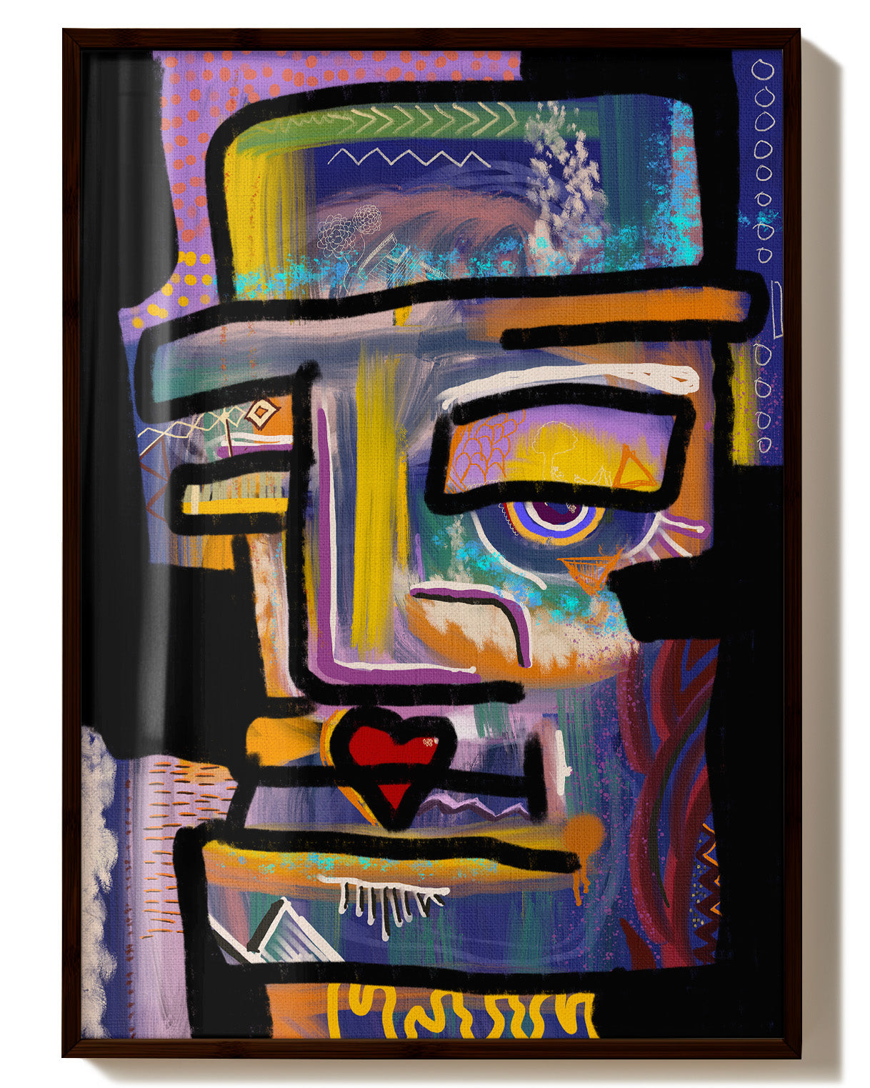 Illusion Poster – Print Material Wandbild, moderne Kunst & Fine Art Print von Spawnd, handgefertigt & Made in Germany