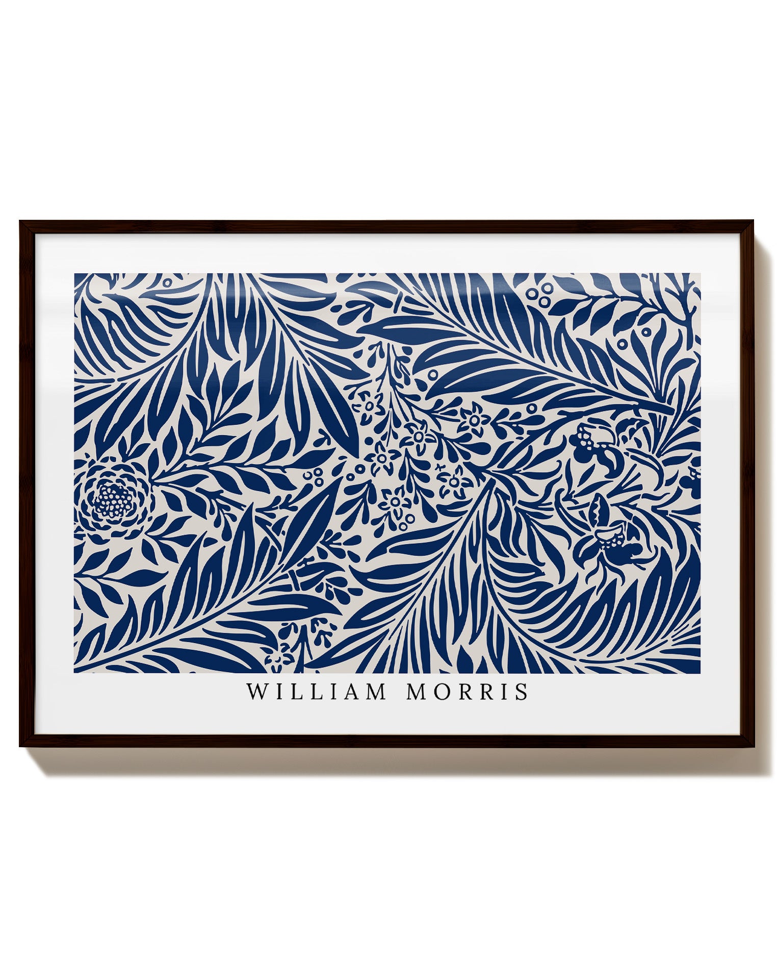 Indigo Garden Poster – Print Material Wandbild, moderne Kunst & Fine Art Print von Spawnd, handgefertigt & Made in Germany