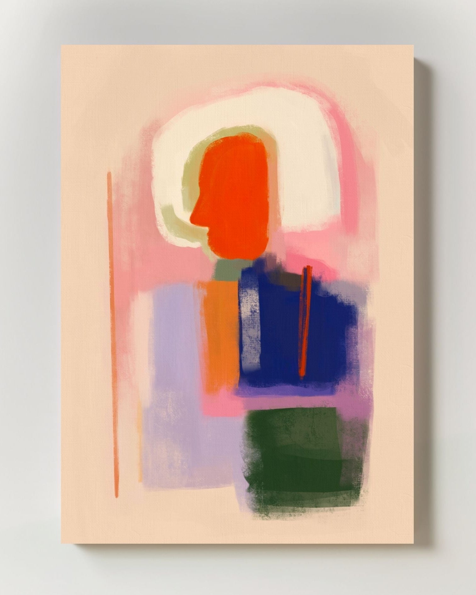 Inner Map Poster – Print Material Wandbild, moderne Kunst & Fine Art Print von Spawnd, handgefertigt & Made in Germany