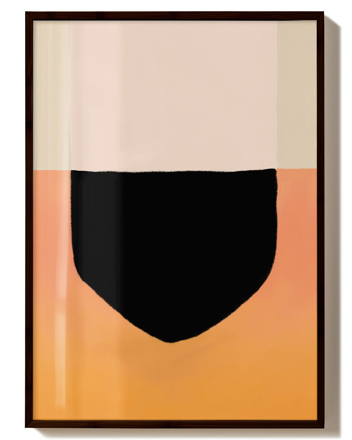 Isfjell Poster – Print Material Wandbild, moderne Kunst & Fine Art Print von Spawnd, handgefertigt & Made in Germany