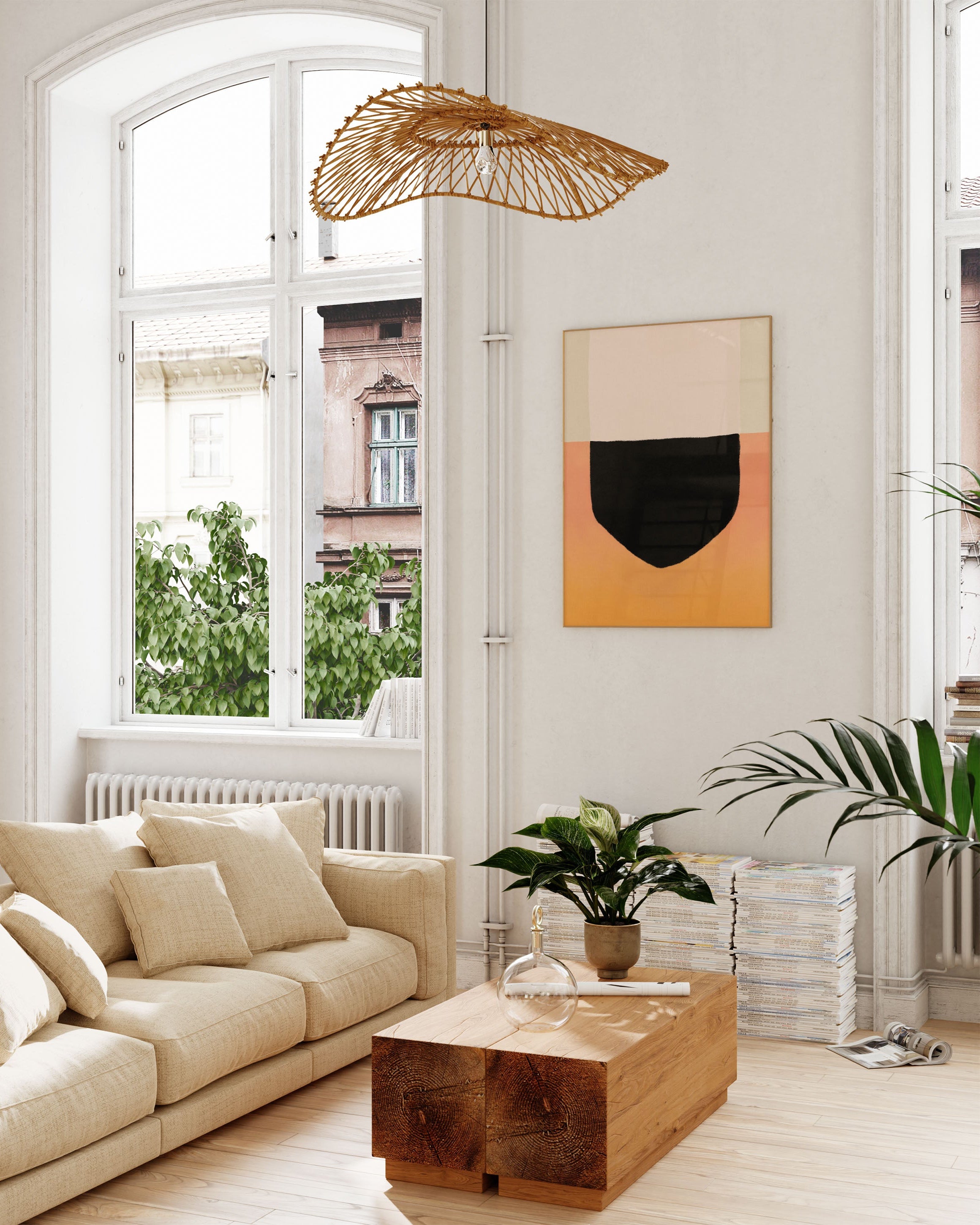 Isfjell Poster – Print Material Wandbild, moderne Kunst & Fine Art Print von Spawnd, handgefertigt & Made in Germany