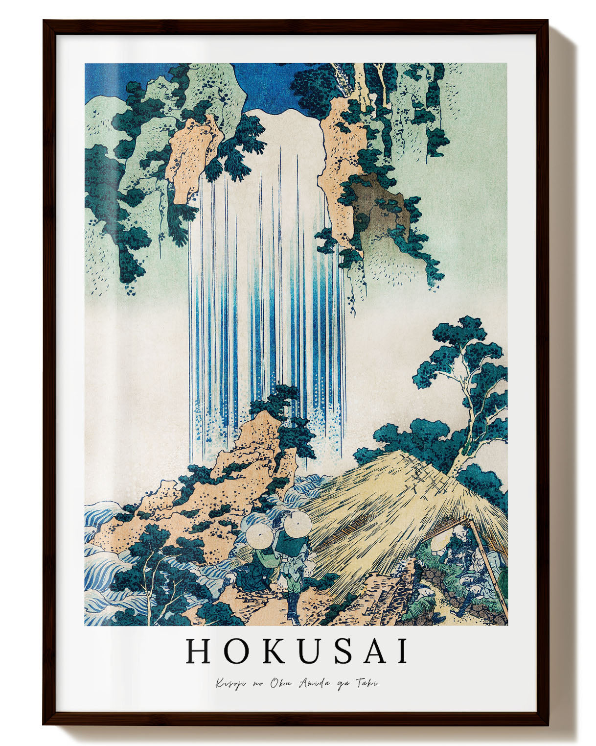 Kisoji no Oku Amida ga Taki Poster – Print Material Wandbild, moderne Kunst & Fine Art Print von Spawnd, handgefertigt & Made in Germany