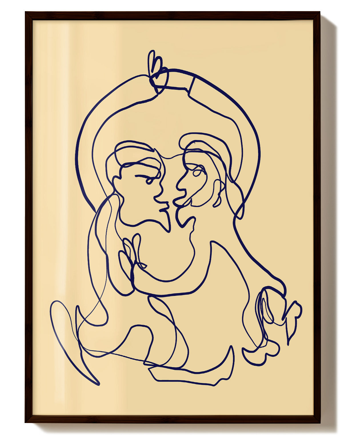 L' Amour Poster – Print Material Wandbild, moderne Kunst & Fine Art Print von Spawnd, handgefertigt & Made in Germany