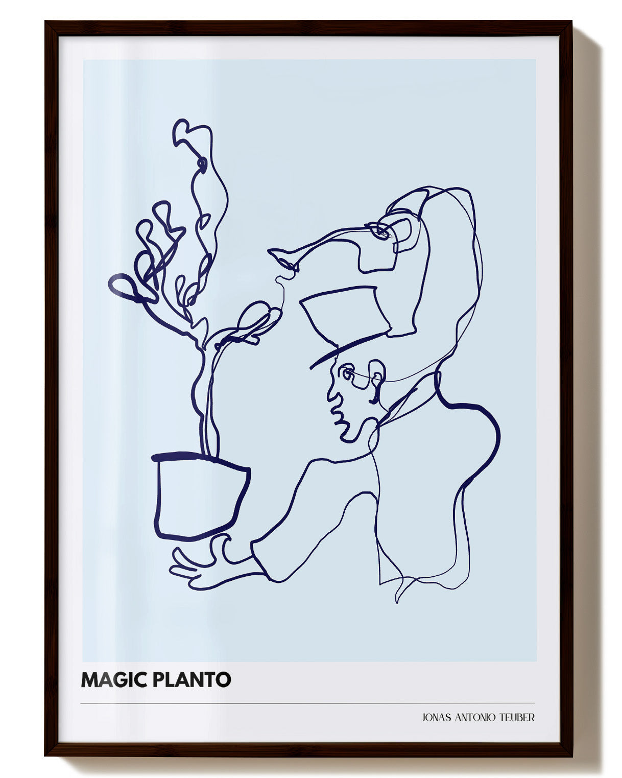 LB - Magic Planto Poster – Print Material Wandbild, moderne Kunst & Fine Art Print von Spawnd, handgefertigt & Made in Germany