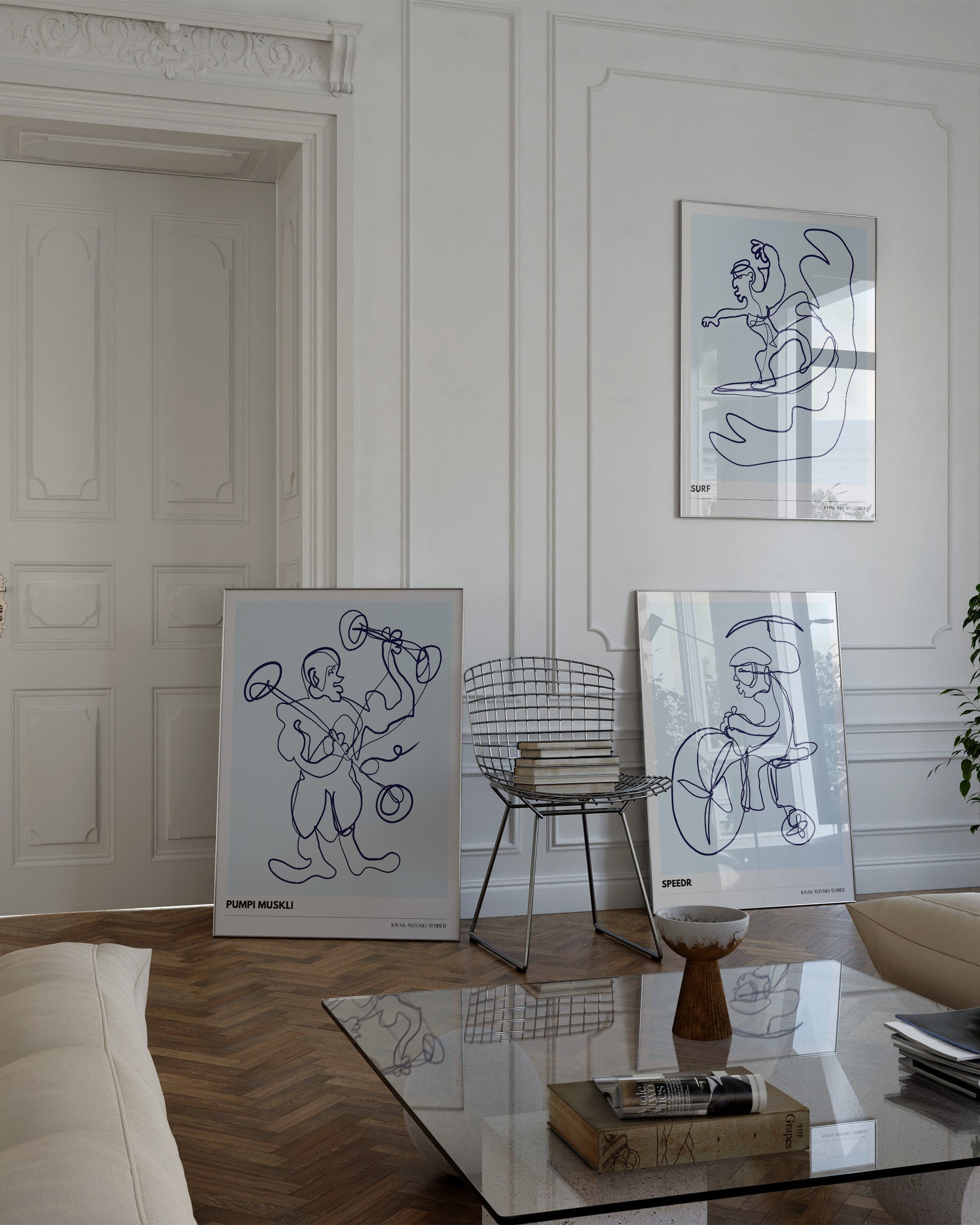 LB - Speedr Poster – Print Material Wandbild, moderne Kunst & Fine Art Print von Spawnd, handgefertigt & Made in Germany