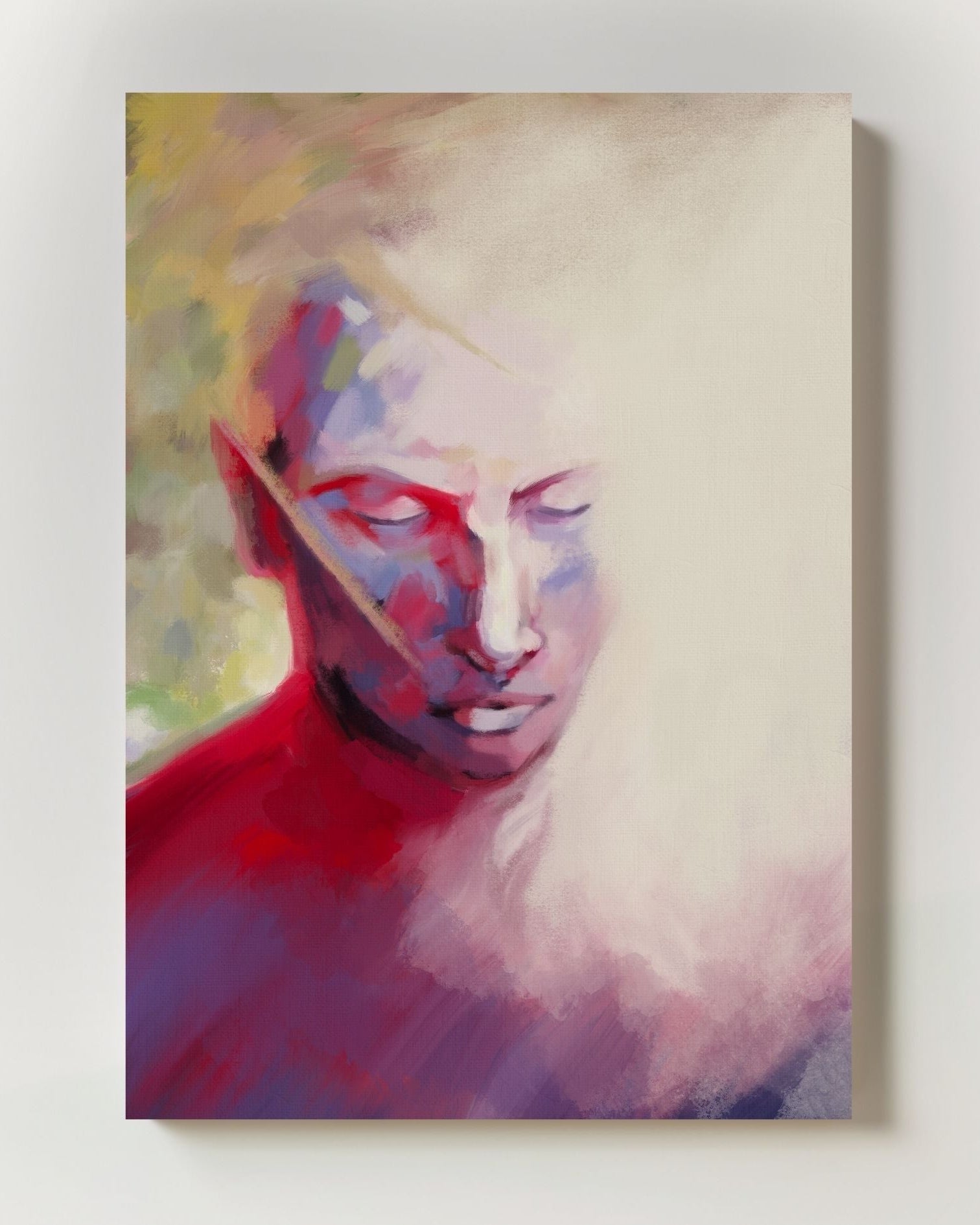 Licht und Schatten Poster – Print Material Wandbild, moderne Kunst & Fine Art Print von Spawnd, handgefertigt & Made in Germany